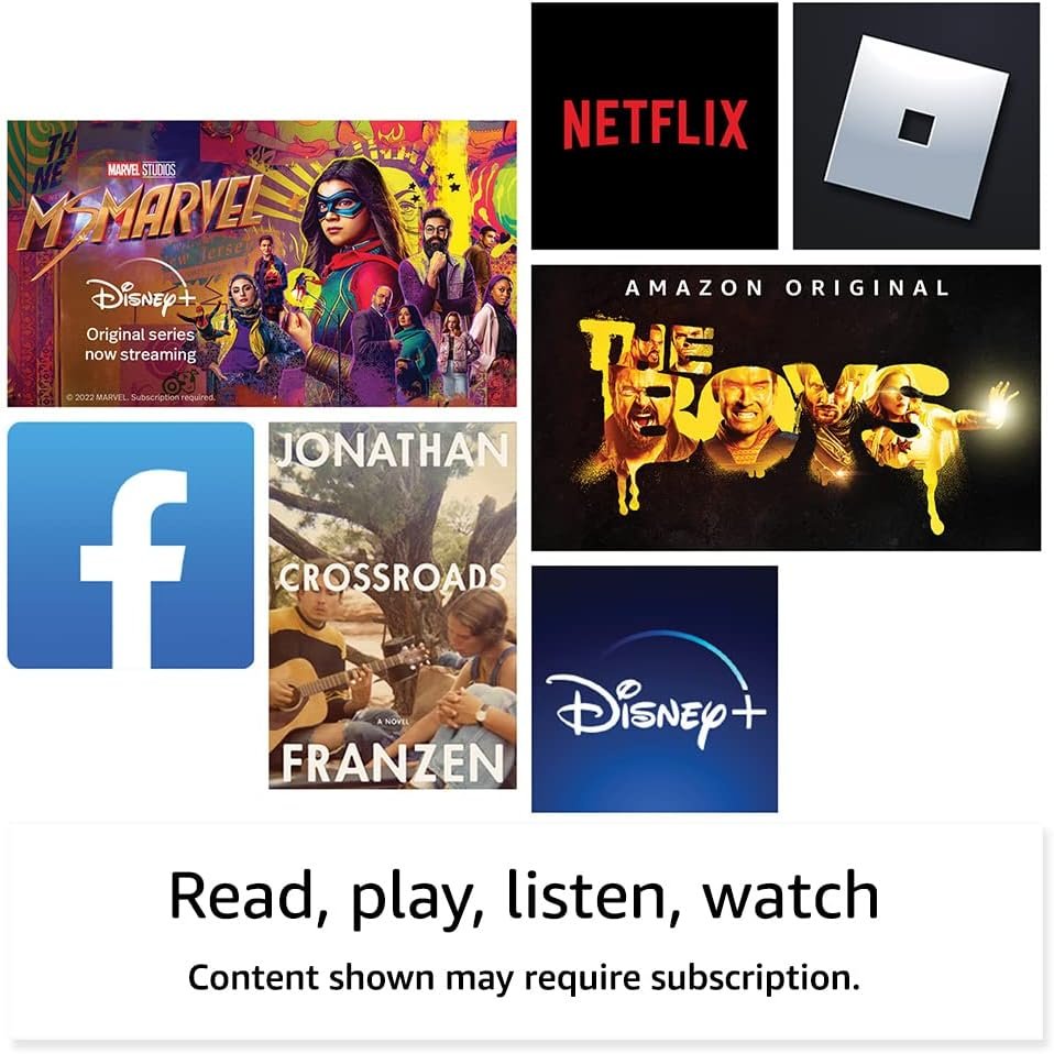 Amazon Fire HD 8 Plus tablet, 8” HD Display, 32 GB, 30% faster processor, 3GB RAM, wireless charging, (2022 release), Gray 6 Amazon Fire HD 8 Plus tablet, 8” HD Display, 32 GB, 30% faster processor, 3GB RAM, wireless charging, (2022 release), Gray - Image 6