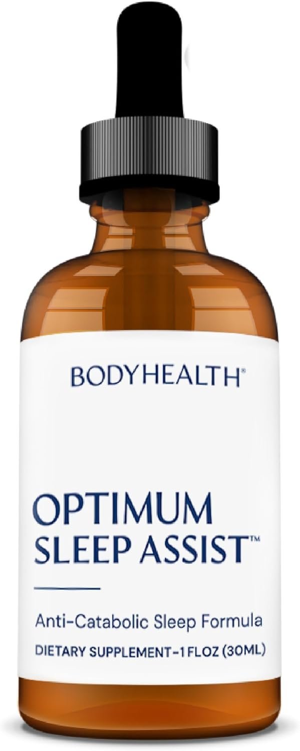 BodyHealth Optimum Sleep Assist, Natural Sleep Aid, Sleep Vitamins with Melotonin and B6 for Adults, Supplement to Support Sleeping (30 Servings)