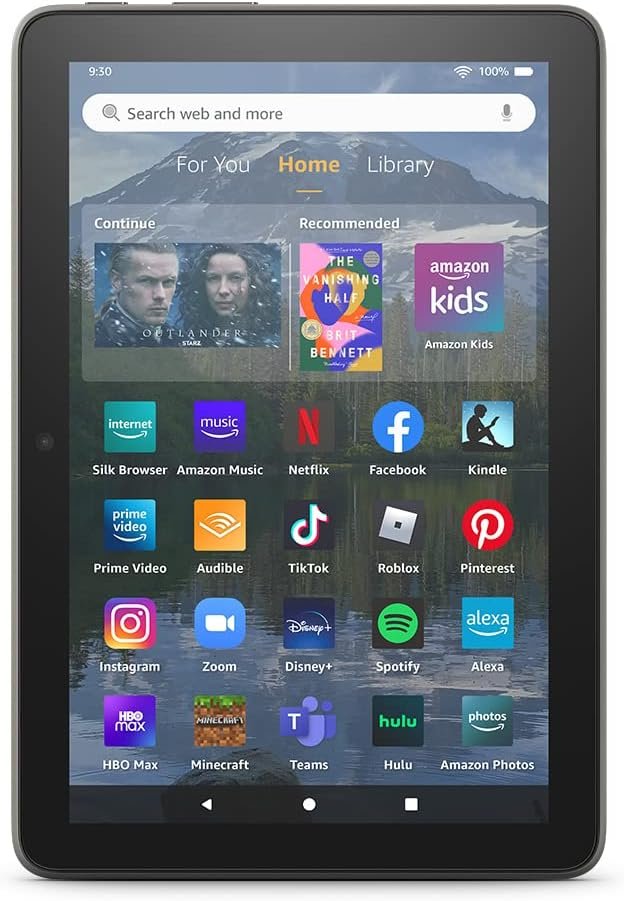 Amazon Fire HD 8 Plus tablet, 8” HD Display, 32 GB, 30% faster processor, 3GB RAM, wireless charging, (2022 release), Gray 2 Amazon Fire HD 8 Plus tablet, 8” HD Display, 32 GB, 30% faster processor, 3GB RAM, wireless charging, (2022 release), Gray - Image 2