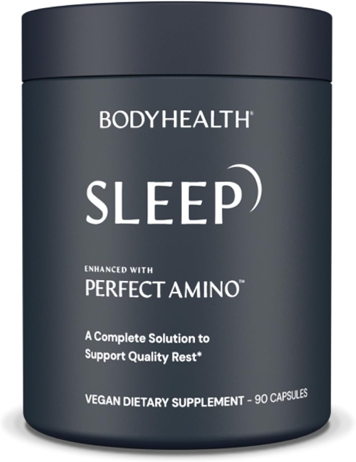 BodyHealth Sleep, Healthy Sleep Ultra, Nighttime Sleep Aid, Sleep Supplements for Adults, 3 mg Melatonin, Non Habit Forming Sleep Pills Enhanced with PerfectAmino (90 Capsules)