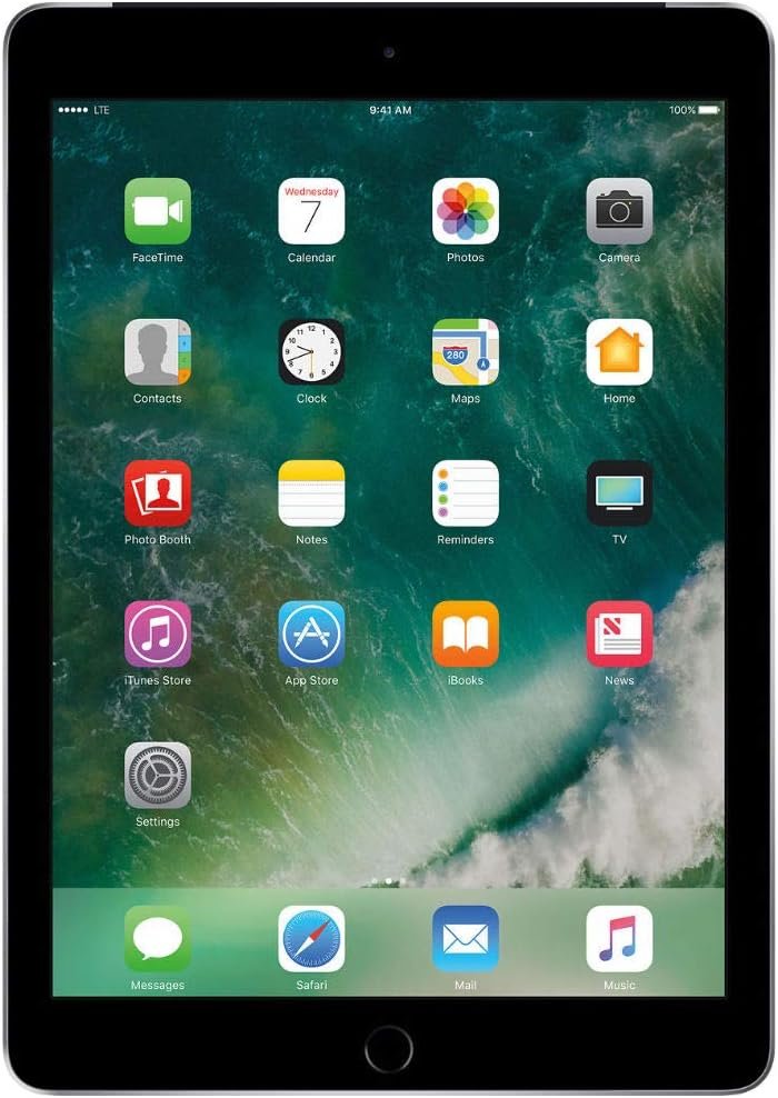 Apple iPad (5thGEneration) Wi-Fi, 128GB - Space Gray (Renewed)