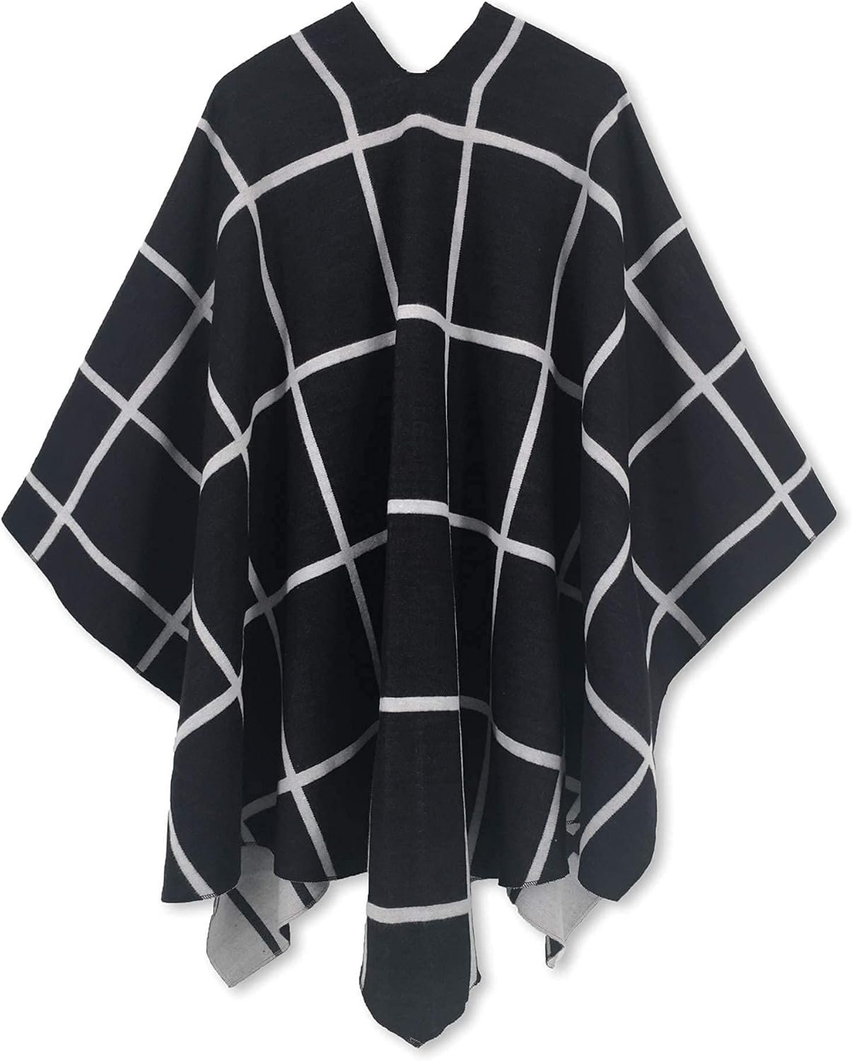 Moss Rose Women's Shawl Wrap Poncho Ruana Cape Open Front Cardigan Shawls for Fall Winter 5 Moss Rose Women's Shawl Wrap Poncho Ruana Cape Open Front Cardigan Shawls for Fall Winter - Image 5