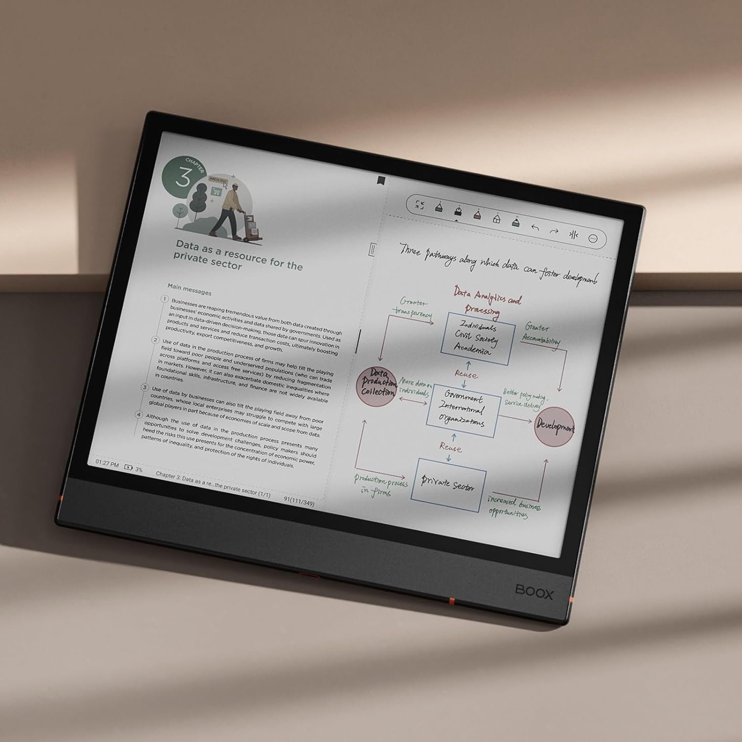 BOOX Tablet Note Air 4 C 6G 64G E Ink Tablet Color ePaper Notebook 6 BOOX Tablet Note Air 4 C 6G 64G E Ink Tablet Color ePaper Notebook - Image 6