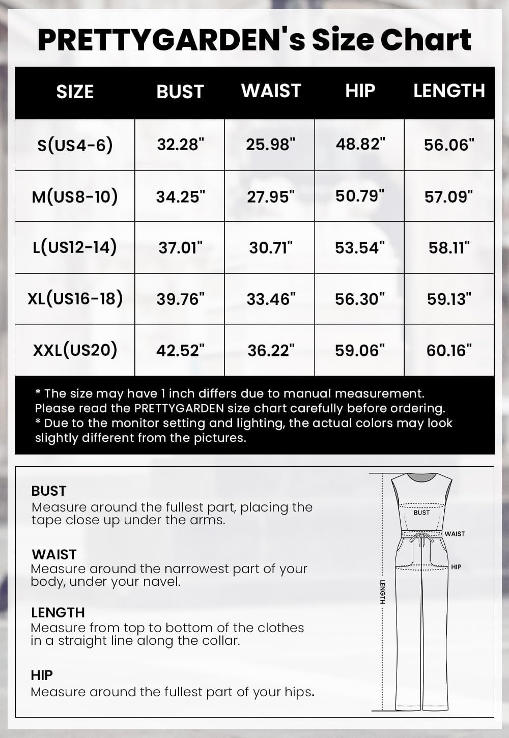 PRETTYGARDEN Womens Summer Jumpsuits Dressy Casual One Piece Outfits Sleeveless Mock Neck Wide Leg Pants Rompers with Pockets 6 PRETTYGARDEN Womens Summer Jumpsuits Dressy Casual One Piece Outfits Sleeveless Mock Neck Wide Leg Pants Rompers with Pockets - Image 6