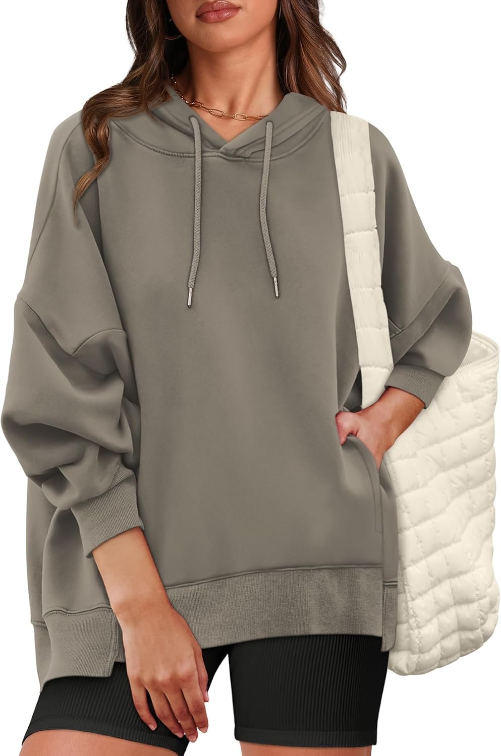 XIEERDUO Womens Oversized Hoodies Sweatshirt-Pullover Sweatshirts with Pockets Fall Outfits 2024
