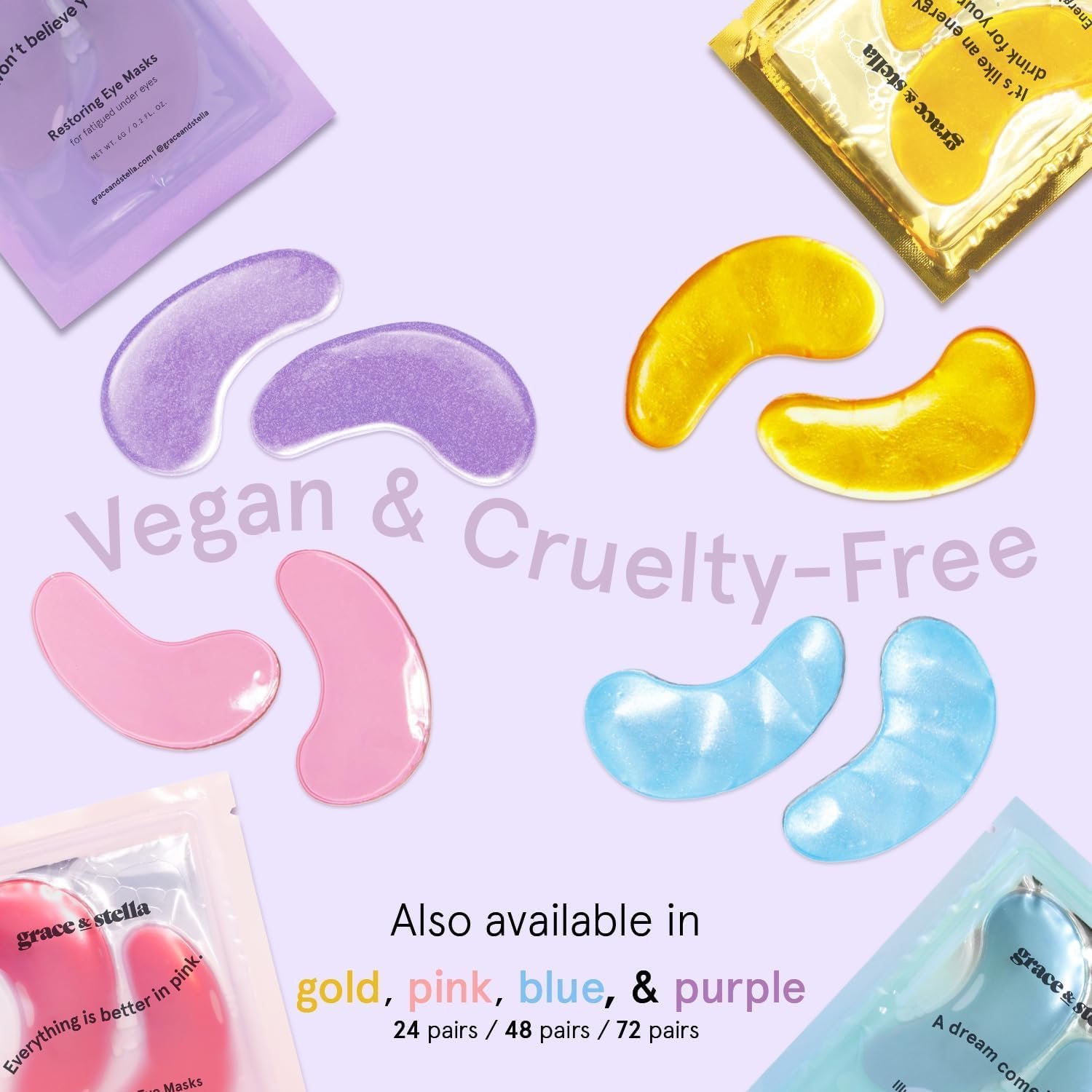 grace & stella Under Eye Patches for Puffy Eyes and Dark Circles (Retinol, 24 Pairs) Restoring Gel Under Eye Masks with Hyaluronic Acid - Vegan Cruelty-Free Skincare Birthday Gifts for Women 5 grace & stella Under Eye Patches for Puffy Eyes and Dark Circles (Retinol, 24 Pairs) Restoring Gel Under Eye Masks with Hyaluronic Acid - Vegan Cruelty-Free Skincare Birthday Gifts for Women - Image 5