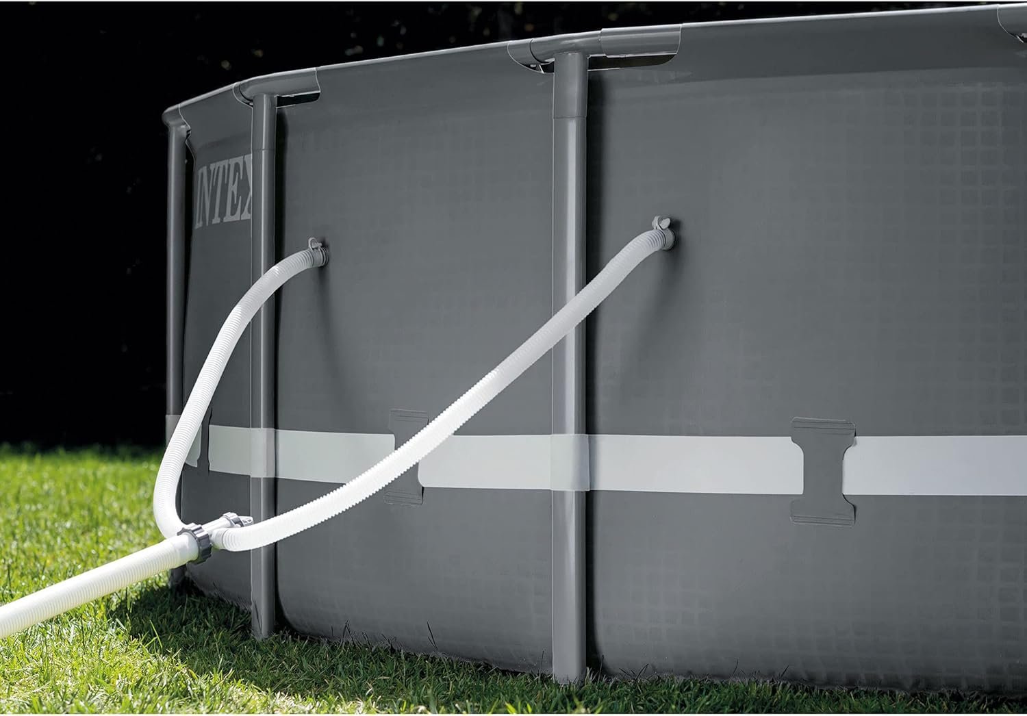 Intex Ultra XTR Deluxe Above Ground Swimming Pool Set, Includes Cartridge Sand Filter Pump, SuperTough Puncture Resistant, Rust Resistant, 24' x 52" 9 Intex Ultra XTR Deluxe Above Ground Swimming Pool Set, Includes Cartridge Sand Filter Pump, SuperTough Puncture Resistant, Rust Resistant, 24' x 52" - Image 9