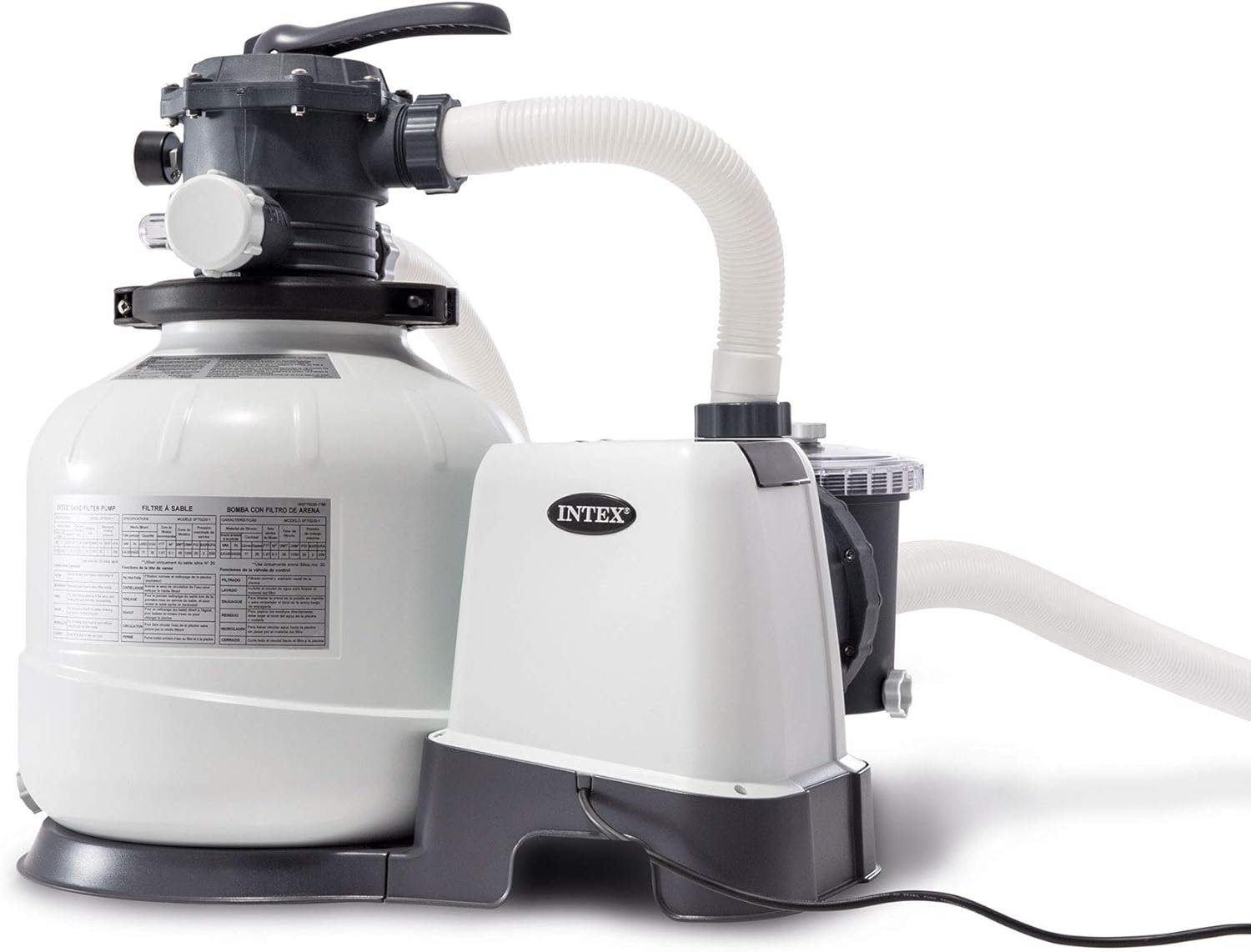 Intex Ultra XTR Deluxe Above Ground Swimming Pool Set, Includes Cartridge Sand Filter Pump, SuperTough Puncture Resistant, Rust Resistant, 24' x 52" 6 Intex Ultra XTR Deluxe Above Ground Swimming Pool Set, Includes Cartridge Sand Filter Pump, SuperTough Puncture Resistant, Rust Resistant, 24' x 52" - Image 6