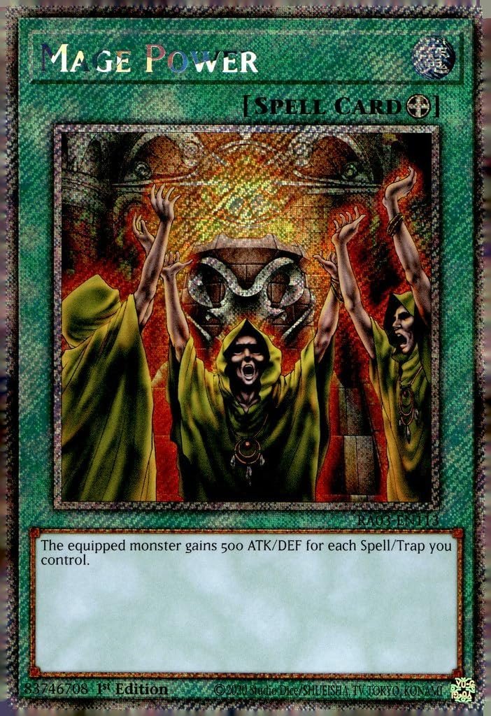 Mage Power (Platinum Secret Rare) - RA03-EN113 - Platinum Secret Rare - 1st Edition