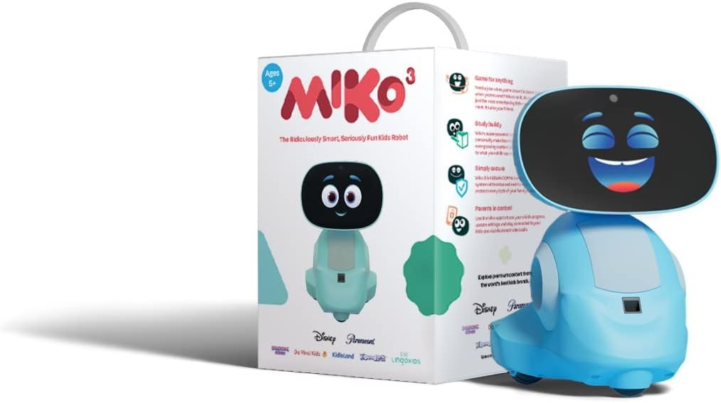 Miko 3: AI-Powered Smart Robot for Kids | STEAM Learning & Educational Robot | Interactive Robot with Learning apps & Unlimited Games | Birthday Gift for Girls & Boys Aged 5-12| Blue 8 Miko 3: AI-Powered Smart Robot for Kids | STEAM Learning & Educational Robot | Interactive Robot with Learning apps & Unlimited Games | Birthday Gift for Girls & Boys Aged 5-12| Blue - Image 8