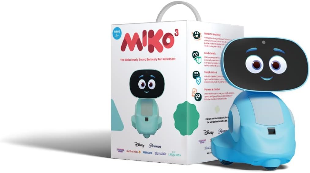 Miko 3: AI-Powered Smart Robot for Kids | STEAM Learning & Educational Robot | Interactive Robot with Learning apps & Unlimited Games | Birthday Gift for Girls & Boys Aged 5-12| Blue 7 Miko 3: AI-Powered Smart Robot for Kids | STEAM Learning & Educational Robot | Interactive Robot with Learning apps & Unlimited Games | Birthday Gift for Girls & Boys Aged 5-12| Blue - Image 7