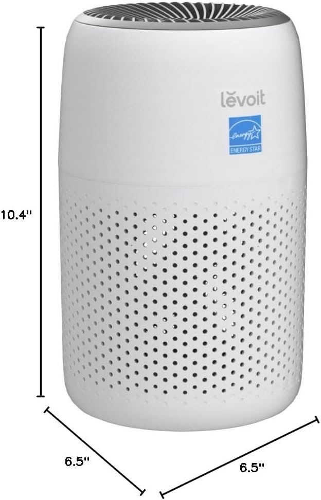 LEVOIT Air Purifiers for Bedroom Home, 3-in-1 Filter Cleaner with Fragrance Sponge for Better Sleep, Filters Smoke, Allergies, Pet Dander, Odor, Dust, Office, Desktop, Portable, Core Mini-P, White 9 LEVOIT Air Purifiers for Bedroom Home, 3-in-1 Filter Cleaner with Fragrance Sponge for Better Sleep, Filters Smoke, Allergies, Pet Dander, Odor, Dust, Office, Desktop, Portable, Core Mini-P, White - Image 9