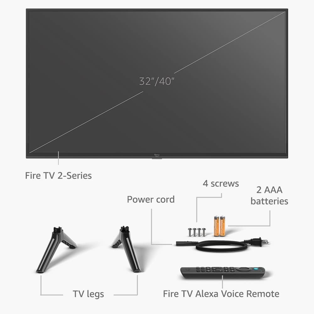 Like-New Amazon Fire TV 32" 2-Series (newest model), HD smart TV with Fire TV Alexa Voice Remote, stream live TV without cable 6 Like-New Amazon Fire TV 32" 2-Series (newest model), HD smart TV with Fire TV Alexa Voice Remote, stream live TV without cable - Image 6