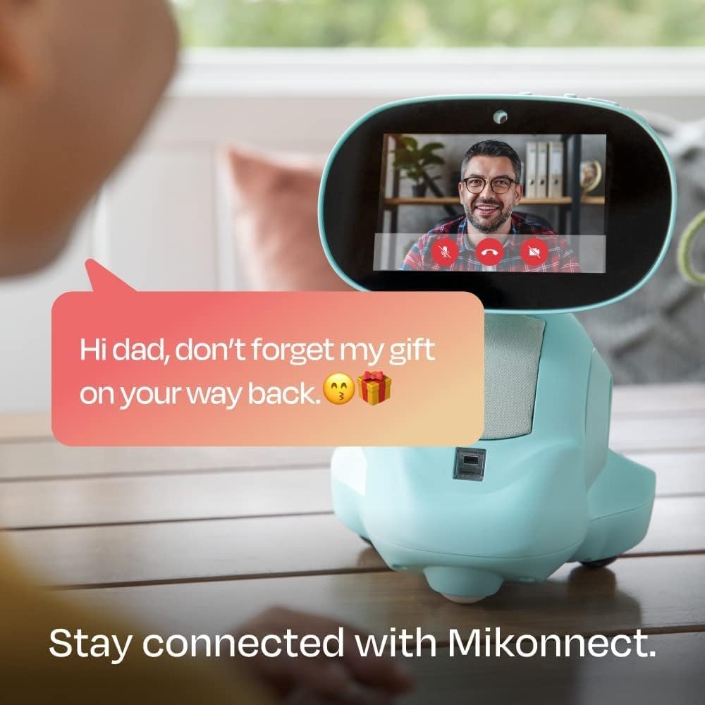 Miko 3: AI-Powered Smart Robot for Kids | STEAM Learning & Educational Robot | Interactive Robot with Learning apps & Unlimited Games | Birthday Gift for Girls & Boys Aged 5-12| Blue 2 Miko 3: AI-Powered Smart Robot for Kids | STEAM Learning & Educational Robot | Interactive Robot with Learning apps & Unlimited Games | Birthday Gift for Girls & Boys Aged 5-12| Blue - Image 2