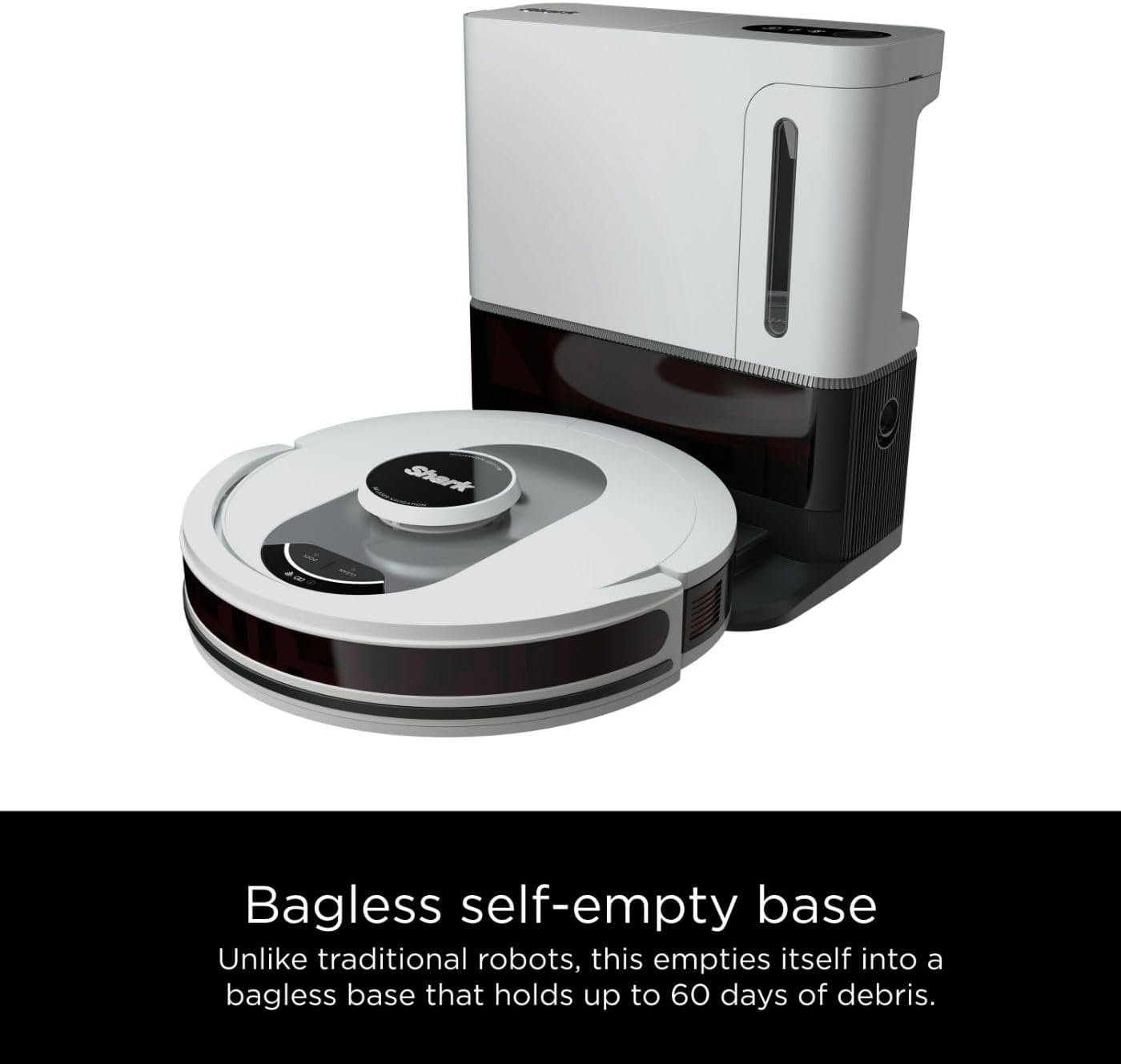 Shark AI Ultra Voice Control Robot Vacuum with Matrix Clean Navigation, Home Mapping, 60-Day Capacity, XL Self-Empty Base for Homes with Pets, Carpet & Hard Floors 3 Shark AI Ultra Voice Control Robot Vacuum with Matrix Clean Navigation, Home Mapping, 60-Day Capacity, XL Self-Empty Base for Homes with Pets, Carpet & Hard Floors - Image 3