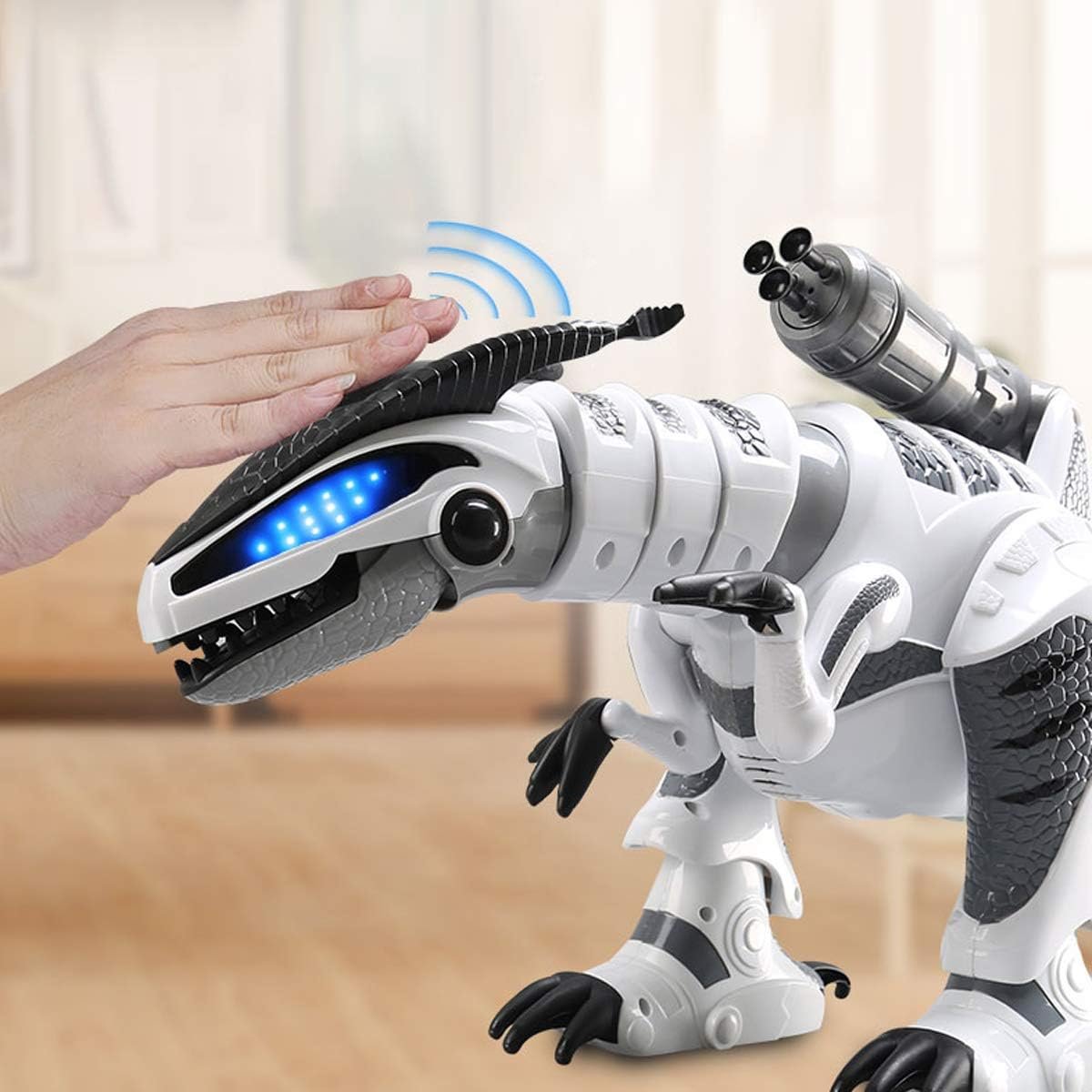 Fistone RC Robot Dinosaur Intelligent Interactive Smart Toy Electronic Remote Controller Robot Walking Dancing Singing with Fight Mode Toys for Kids Boys Girls Age 5 6 7 8 9 10 and Up Year Old 2 Fistone RC Robot Dinosaur Intelligent Interactive Smart Toy Electronic Remote Controller Robot Walking Dancing Singing with Fight Mode Toys for Kids Boys Girls Age 5 6 7 8 9 10 and Up Year Old - Image 2