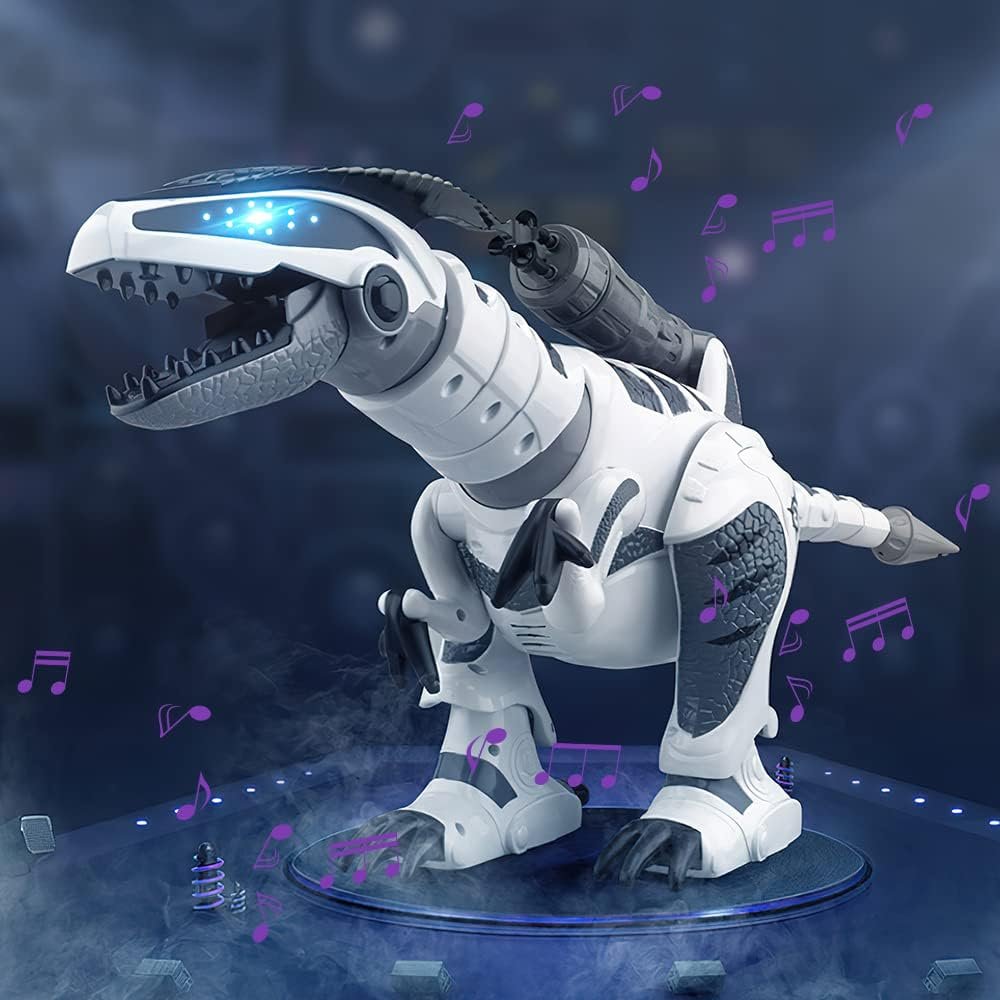 Fistone RC Robot Dinosaur Intelligent Interactive Smart Toy Electronic Remote Controller Robot Walking Dancing Singing with Fight Mode Toys for Kids Boys Girls Age 5 6 7 8 9 10 and Up Year Old 5 Fistone RC Robot Dinosaur Intelligent Interactive Smart Toy Electronic Remote Controller Robot Walking Dancing Singing with Fight Mode Toys for Kids Boys Girls Age 5 6 7 8 9 10 and Up Year Old - Image 5