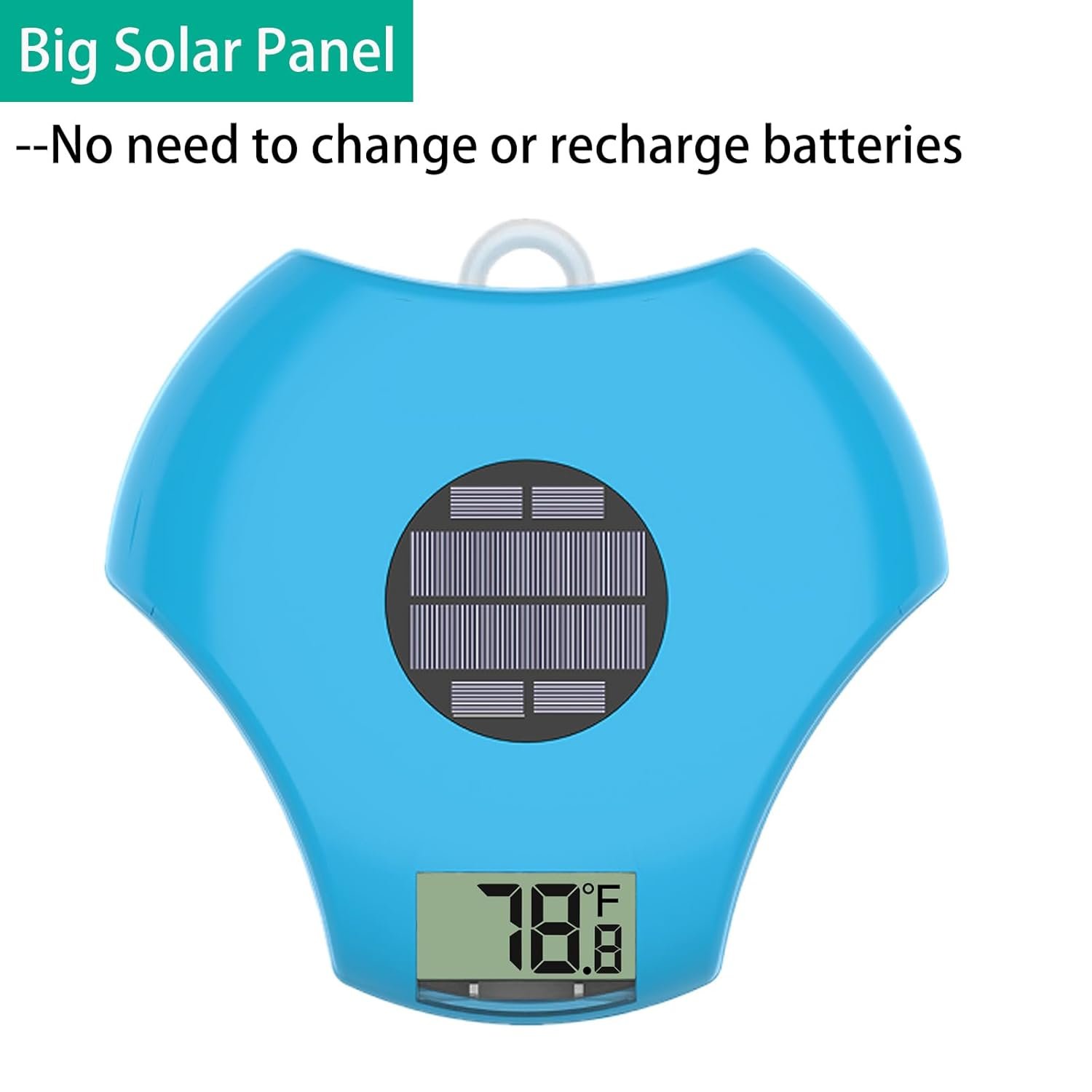 Digital Pool Thermometer – IPX-8 Waterproof Swimming Pool Thermometer Floating Easy Read, Environment-Friendly Solar-Powered Pool Temperature Gauge for Swimming Pools, Spa, Hot Tubs 5 Digital Pool Thermometer – IPX-8 Waterproof Swimming Pool Thermometer Floating Easy Read, Environment-Friendly Solar-Powered Pool Temperature Gauge for Swimming Pools, Spa, Hot Tubs - Image 5