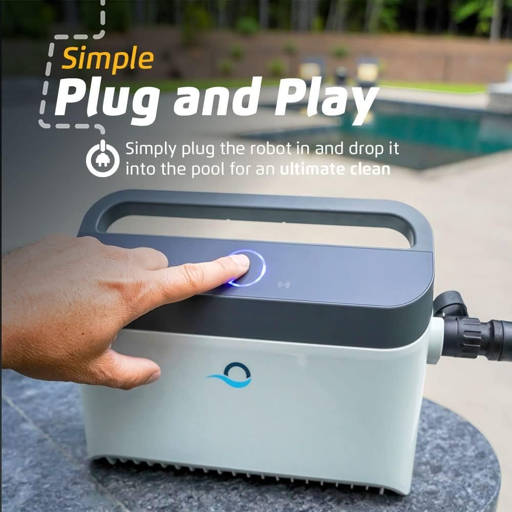 Dolphin Automatic Robotic Pool Vacuum Cleaner, Wall Climbing Scrubber Brush, Smart Navigation, Ideal for In-Ground Pools up to 50 FT in Length - Nautilus CC Plus Wi-Fi 5 Dolphin Automatic Robotic Pool Vacuum Cleaner, Wall Climbing Scrubber Brush, Smart Navigation, Ideal for In-Ground Pools up to 50 FT in Length - Nautilus CC Plus Wi-Fi - Image 5