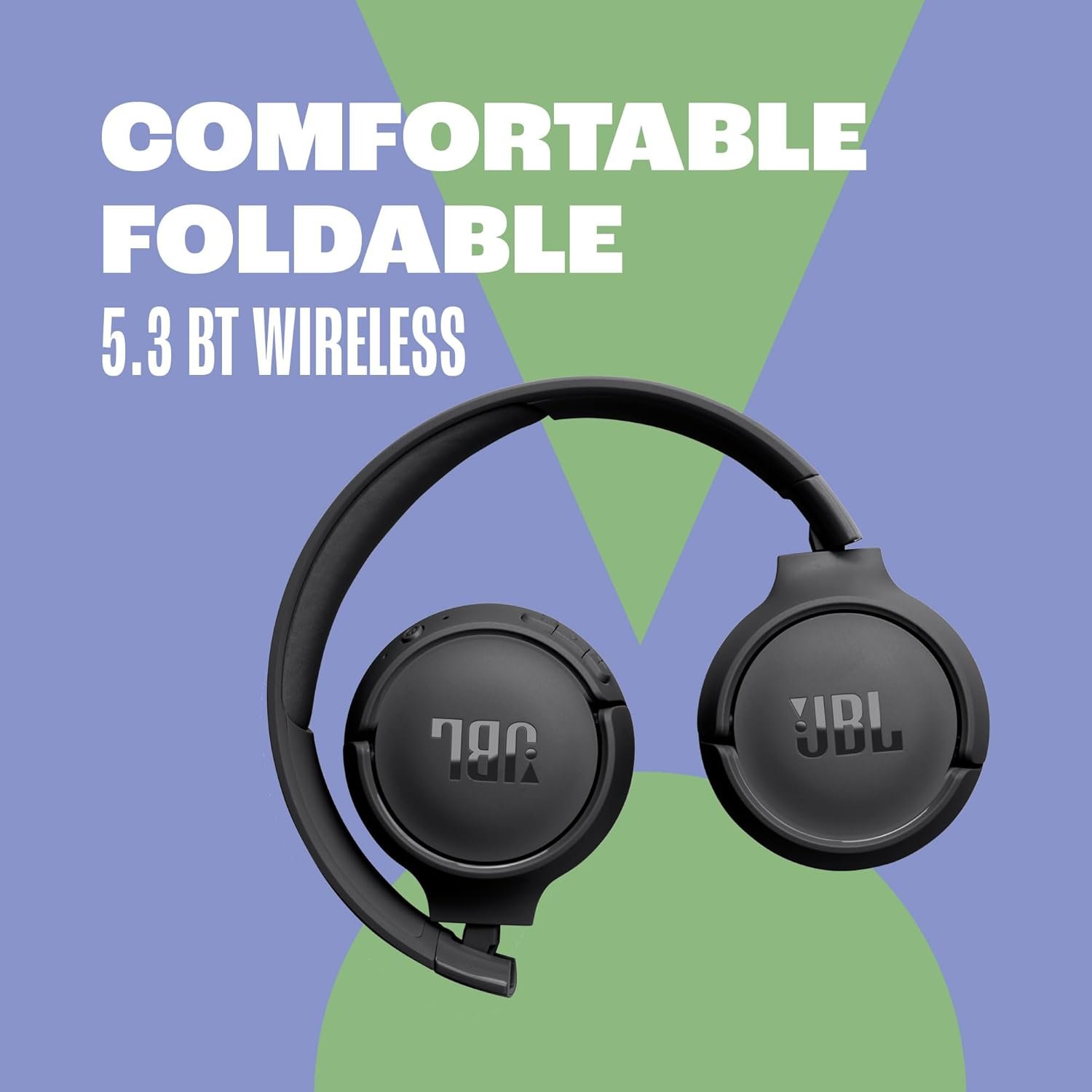 JBL Tune 520BT - Wireless On-Ear Headphones, Up to 57H Battery Life and Speed Charge, Lightweight, Comfortable and Foldable Design, Hands-Free Calls with Voice Aware (Purple) 7 JBL Tune 520BT - Wireless On-Ear Headphones, Up to 57H Battery Life and Speed Charge, Lightweight, Comfortable and Foldable Design, Hands-Free Calls with Voice Aware (Purple) - Image 7