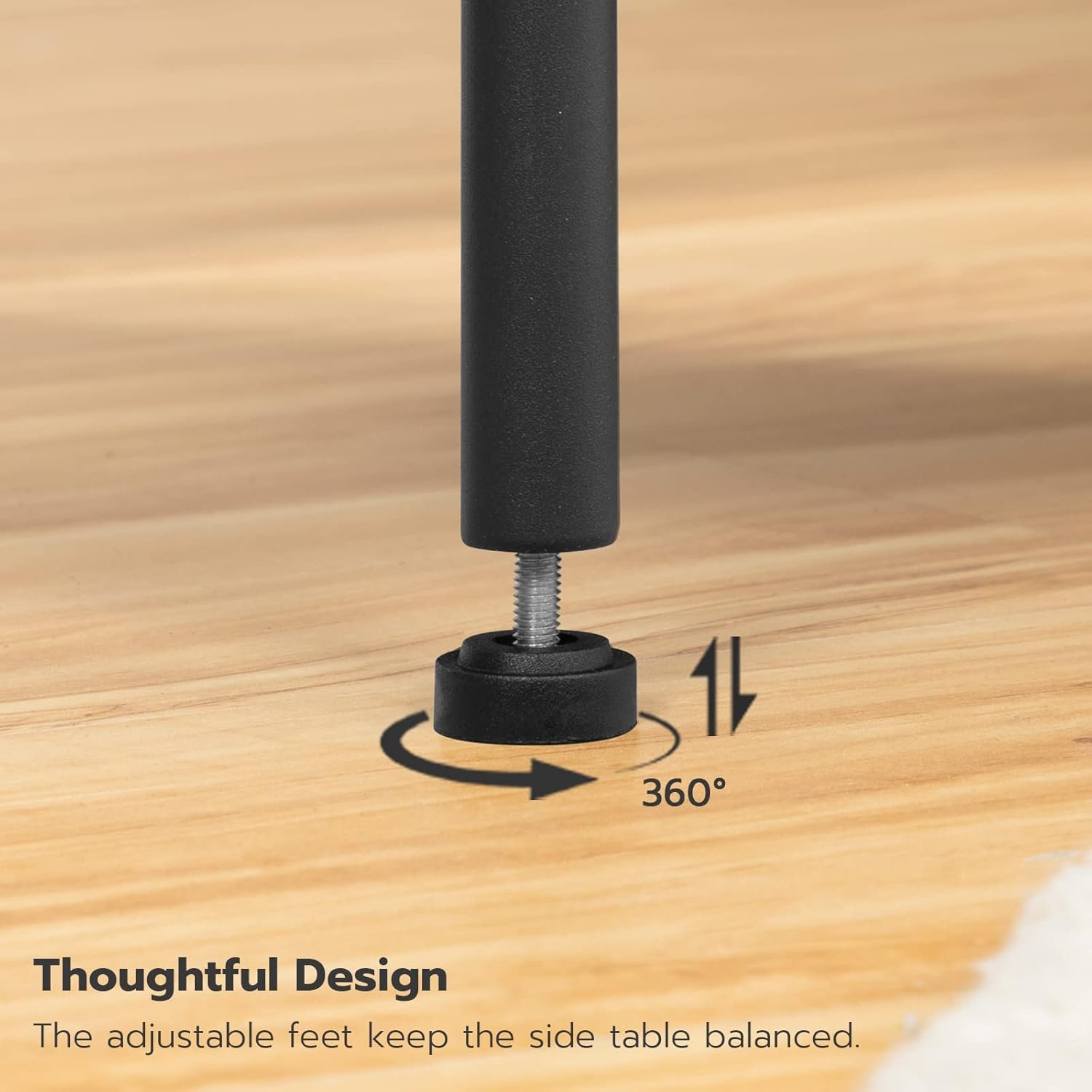 HOOBRO Side/End Table with Charging Station, Set of 2 with USB Ports and Outlets, Nightstand with 2-Layer Storage Shelves for Small Spaces, Living Room, Bedroom, Rustic Brown BF09UBZP201 8 HOOBRO Side/End Table with Charging Station, Set of 2 with USB Ports and Outlets, Nightstand with 2-Layer Storage Shelves for Small Spaces, Living Room, Bedroom, Rustic Brown BF09UBZP201 - Image 8