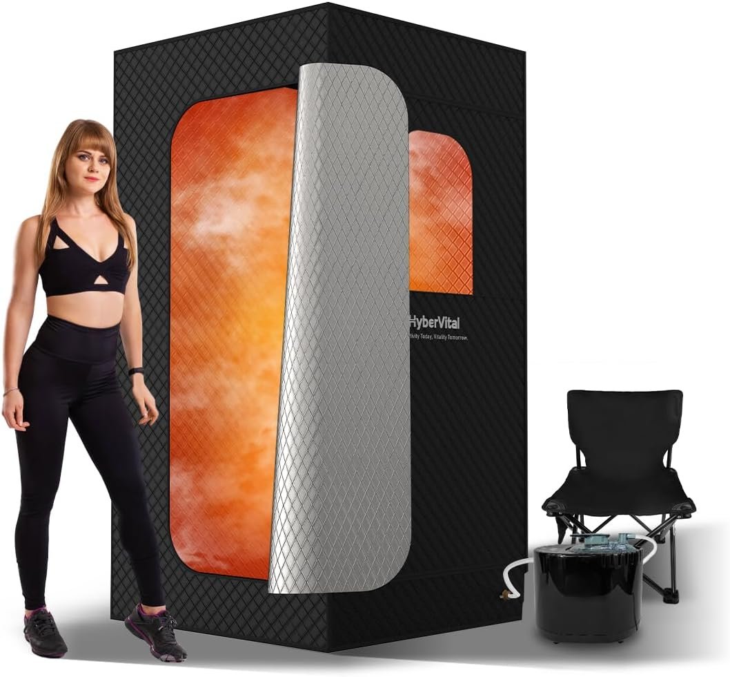 Sauna Box, Portable Steam Sauna for Home, Large Sauna Tent with 3.0L Steamer for Full Body SPA, Easy Assembly Quick Heat-Up Sauna Experience