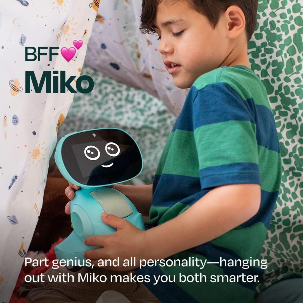 Miko 3: AI-Powered Smart Robot for Kids | STEAM Learning & Educational Robot | Interactive Robot with Learning apps & Unlimited Games | Birthday Gift for Girls & Boys Aged 5-12| Blue 4 Miko 3: AI-Powered Smart Robot for Kids | STEAM Learning & Educational Robot | Interactive Robot with Learning apps & Unlimited Games | Birthday Gift for Girls & Boys Aged 5-12| Blue - Image 4