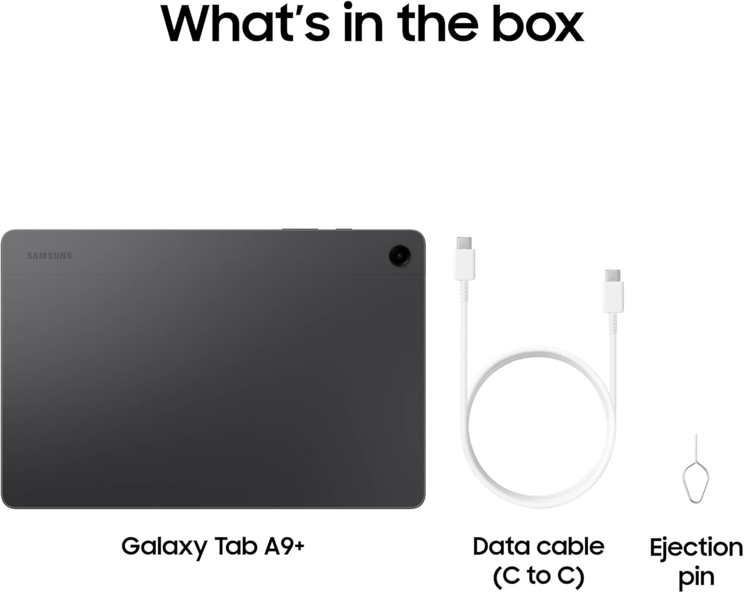 Samsung Galaxy Tab A9+ Tablet 11” 64GB Android Tablet, Big Screen, Quad Speakers, Upgraded Chipset, Multi Window Display, Slim, Light, Durable Design, US Version, 2024, Graphite 9 Samsung Galaxy Tab A9+ Tablet 11” 64GB Android Tablet, Big Screen, Quad Speakers, Upgraded Chipset, Multi Window Display, Slim, Light, Durable Design, US Version, 2024, Graphite - Image 9
