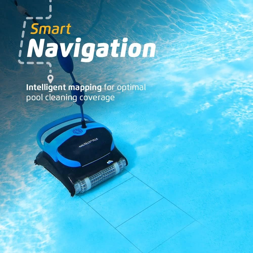 Dolphin Automatic Robotic Pool Vacuum Cleaner, Wall Climbing Scrubber Brush, Smart Navigation, Ideal for In-Ground Pools up to 50 FT in Length - Nautilus CC Plus Wi-Fi 6 Dolphin Automatic Robotic Pool Vacuum Cleaner, Wall Climbing Scrubber Brush, Smart Navigation, Ideal for In-Ground Pools up to 50 FT in Length - Nautilus CC Plus Wi-Fi - Image 6