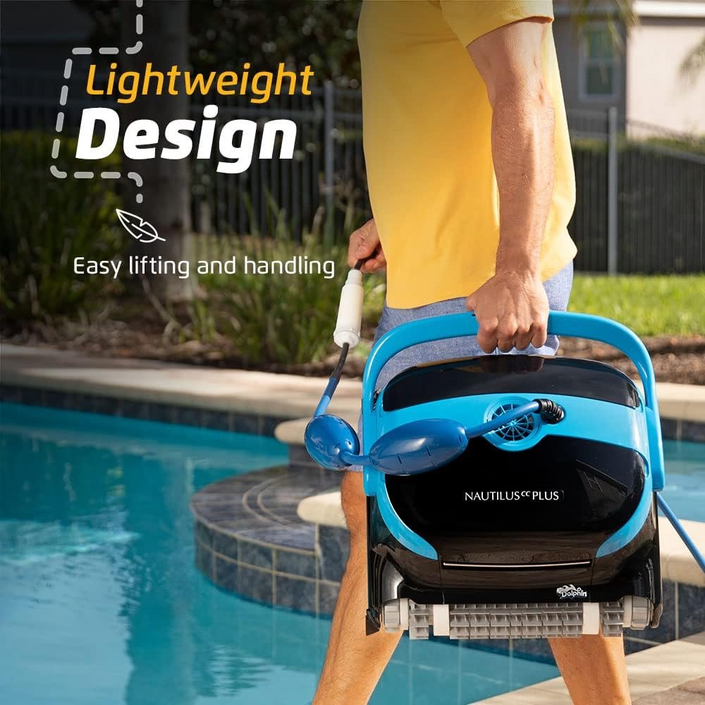 Dolphin Automatic Robotic Pool Vacuum Cleaner, Wall Climbing Scrubber Brush, Smart Navigation, Ideal for In-Ground Pools up to 50 FT in Length - Nautilus CC Plus Wi-Fi 7 Dolphin Automatic Robotic Pool Vacuum Cleaner, Wall Climbing Scrubber Brush, Smart Navigation, Ideal for In-Ground Pools up to 50 FT in Length - Nautilus CC Plus Wi-Fi - Image 7