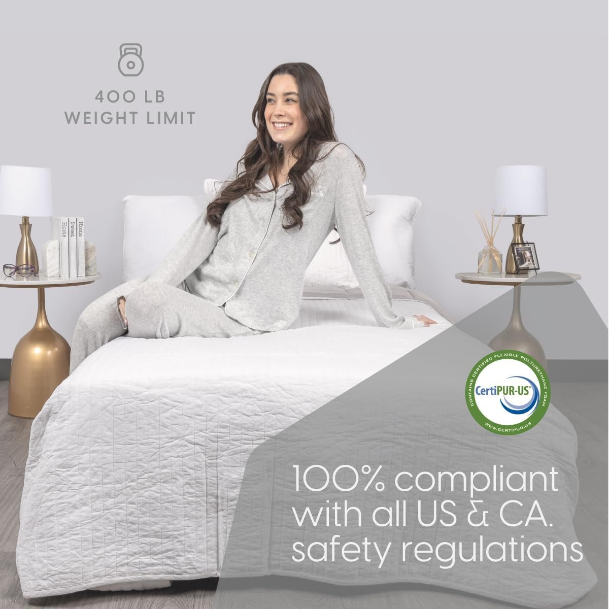 Milliard Deluxe Diplomat Folding Bed with Mattress for Adults, Twin Size, Portable Foldable Bed with Luxurious Memory Foam Mattress & Super Strong Frame, 75” x 38", Fold Up, Roll Away, & Hideaway 5 Milliard Deluxe Diplomat Folding Bed with Mattress for Adults, Twin Size, Portable Foldable Bed with Luxurious Memory Foam Mattress & Super Strong Frame, 75” x 38", Fold Up, Roll Away, & Hideaway - Image 5