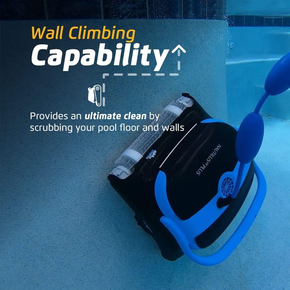 Dolphin Automatic Robotic Pool Vacuum Cleaner, Wall Climbing Scrubber Brush, Smart Navigation, Ideal for In-Ground Pools up to 50 FT in Length - Nautilus CC Plus Wi-Fi 3 Dolphin Automatic Robotic Pool Vacuum Cleaner, Wall Climbing Scrubber Brush, Smart Navigation, Ideal for In-Ground Pools up to 50 FT in Length - Nautilus CC Plus Wi-Fi - Image 3