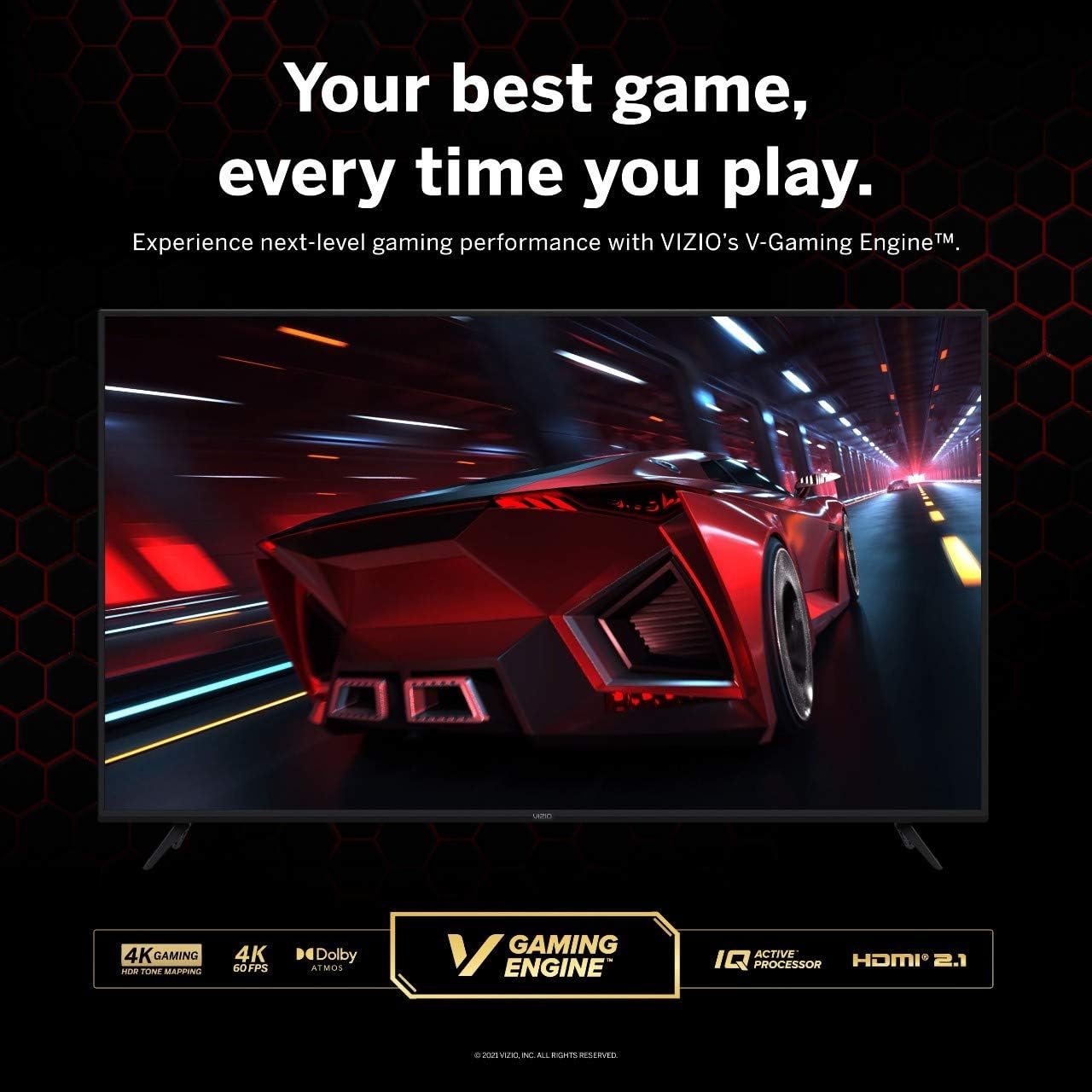 VIZIO 50 Inch 4K Smart TV, V-Series UHD LED HDR Television with Apple AirPlay and Chromecast Built-in 7 VIZIO 50 Inch 4K Smart TV, V-Series UHD LED HDR Television with Apple AirPlay and Chromecast Built-in - Image 7