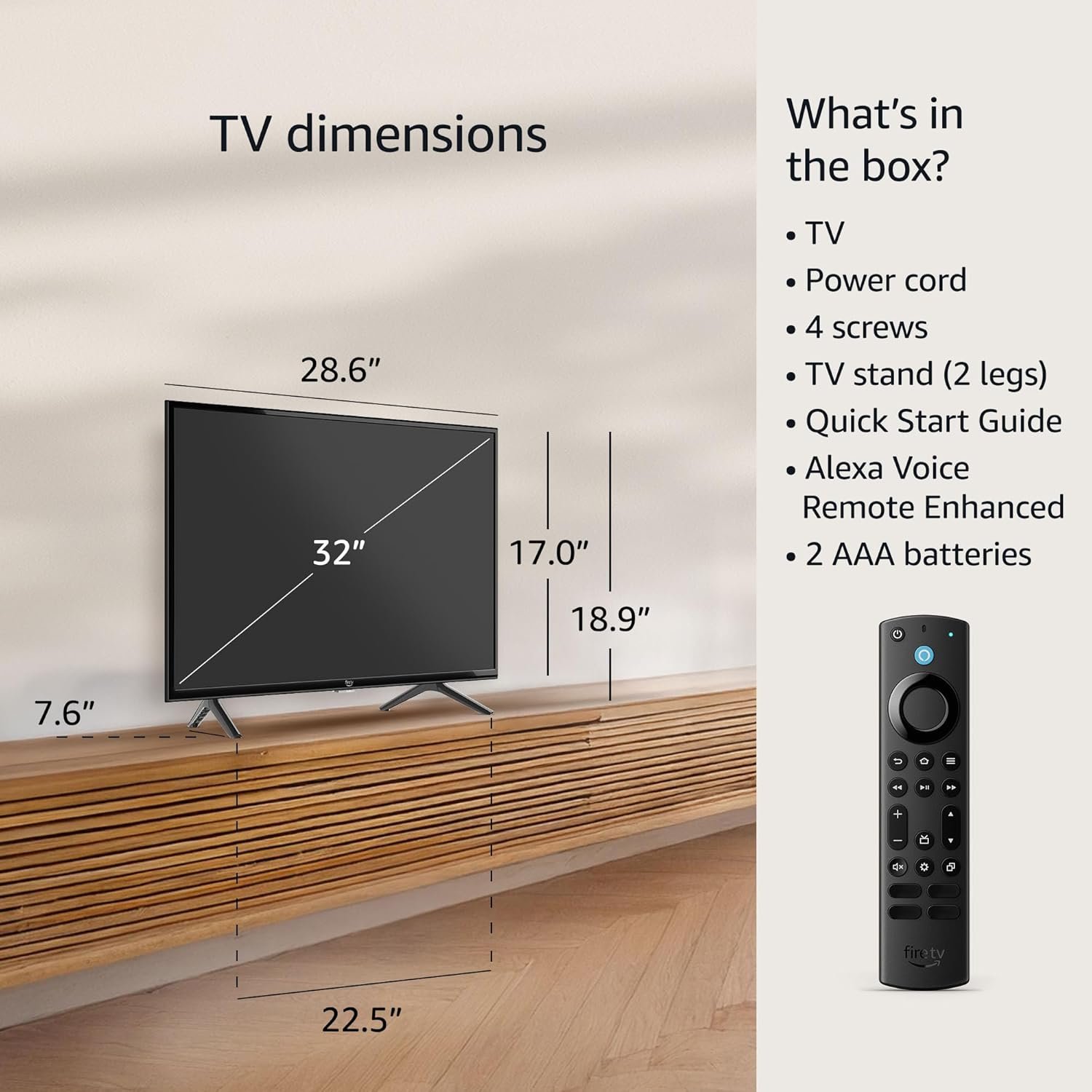 Amazon Fire TV 32" 2-Series (newest model), HD smart TV with Fire TV Alexa Voice Remote, stream live TV without cable 6 Amazon Fire TV 32" 2-Series (newest model), HD smart TV with Fire TV Alexa Voice Remote, stream live TV without cable - Image 6