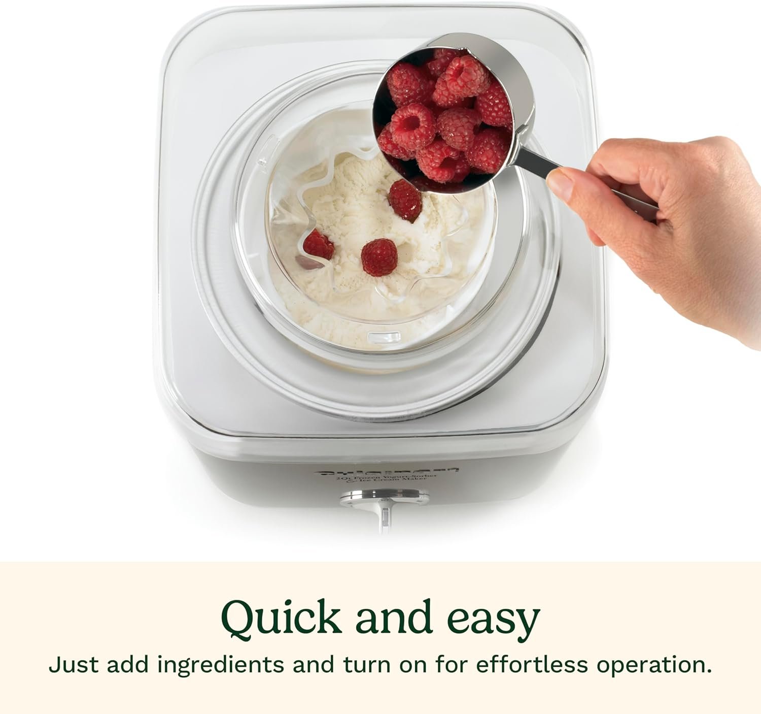 CUISINART Ice Cream Maker, Ice Cream and Frozen Yogurt Machine, 2-Qt. Double-Insulated Freezer Bowl, Silver, ICE30BCP1 4 CUISINART Ice Cream Maker, Ice Cream and Frozen Yogurt Machine, 2-Qt. Double-Insulated Freezer Bowl, Silver, ICE30BCP1 - Image 4