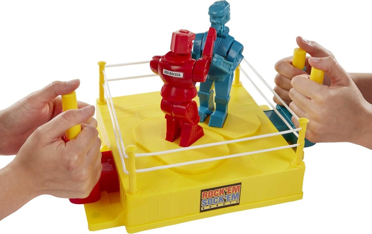 Mattel Games Rock 'Em Sock 'Em Robots Kids Game, Red Rocker vs Blue Bomber, Knock His Block Off 3 Mattel Games Rock 'Em Sock 'Em Robots Kids Game, Red Rocker vs Blue Bomber, Knock His Block Off - Image 3