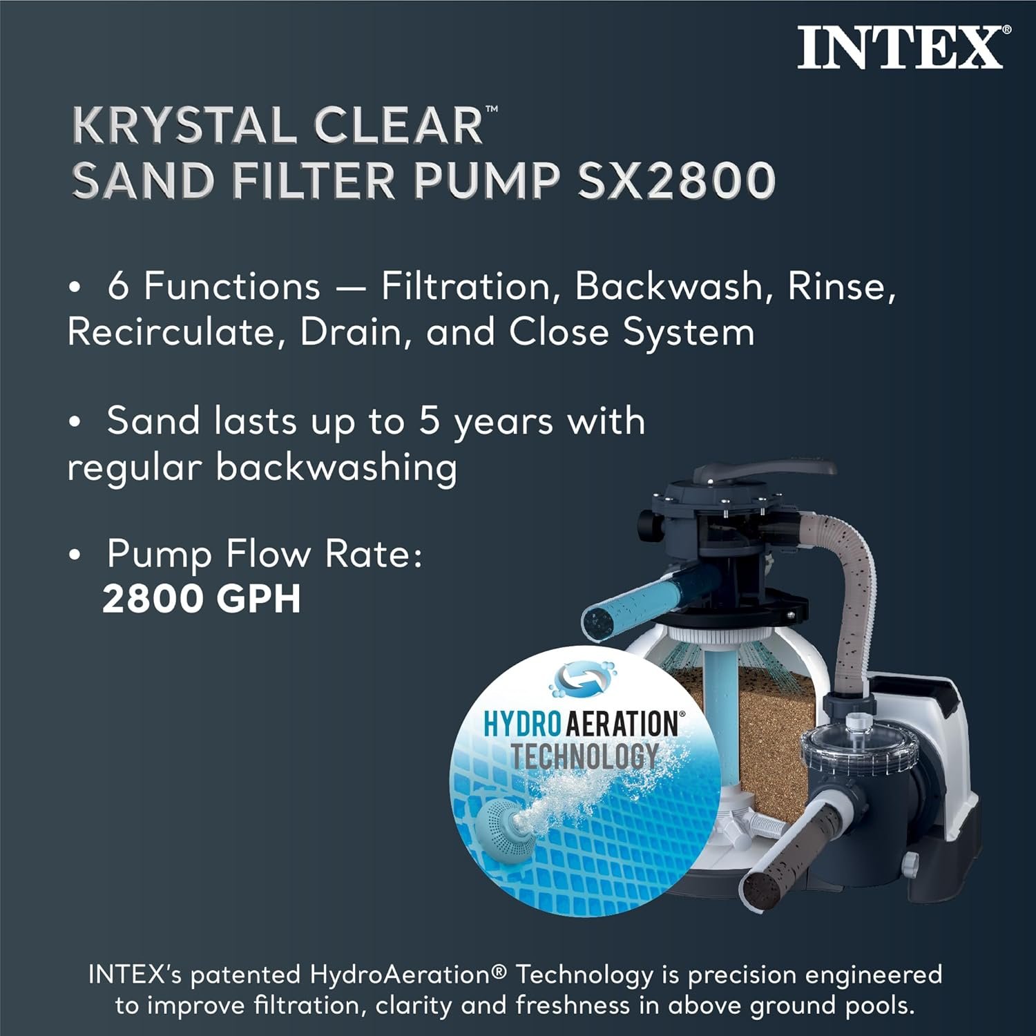 INTEX 26373EH Ultra XTR Deluxe Rectangular Above Ground Swimming Pool Set: 32ft x 16ft x 52in – Includes 2800 GPH Sand Filter Pump – Easy Assembly 6 INTEX 26373EH Ultra XTR Deluxe Rectangular Above Ground Swimming Pool Set: 32ft x 16ft x 52in – Includes 2800 GPH Sand Filter Pump – Easy Assembly - Image 6