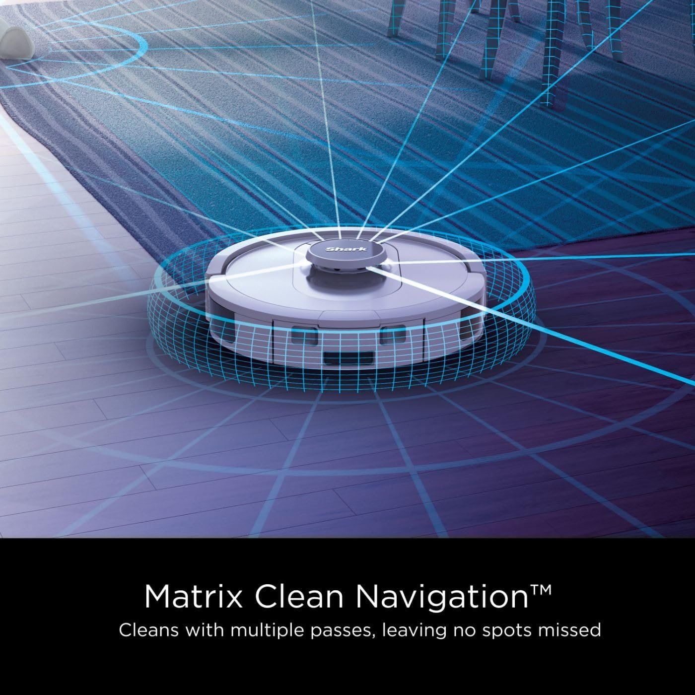 Shark AI Ultra Voice Control Robot Vacuum with Matrix Clean Navigation, Home Mapping, 60-Day Capacity, XL Self-Empty Base for Homes with Pets, Carpet & Hard Floors 4 Shark AI Ultra Voice Control Robot Vacuum with Matrix Clean Navigation, Home Mapping, 60-Day Capacity, XL Self-Empty Base for Homes with Pets, Carpet & Hard Floors - Image 4