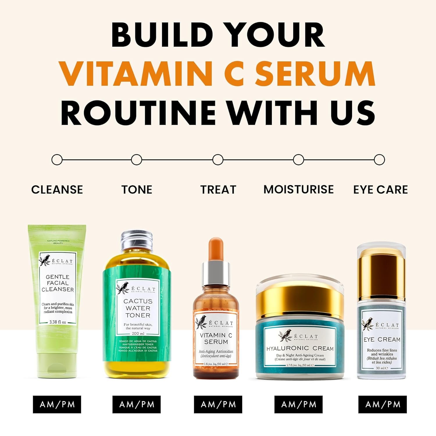 Vitamin C Face Serum - Dark Spot Serum, Vit C Serum with Hyaluronic Acid, Ferulic Acid, & Vit E - Anti Aging and Skin Brightening Serum, Pure Vitamin C Serum Skin Care 30 ml 5 Vitamin C Face Serum - Dark Spot Serum, Vit C Serum with Hyaluronic Acid, Ferulic Acid, & Vit E - Anti Aging and Skin Brightening Serum, Pure Vitamin C Serum Skin Care 30 ml - Image 5