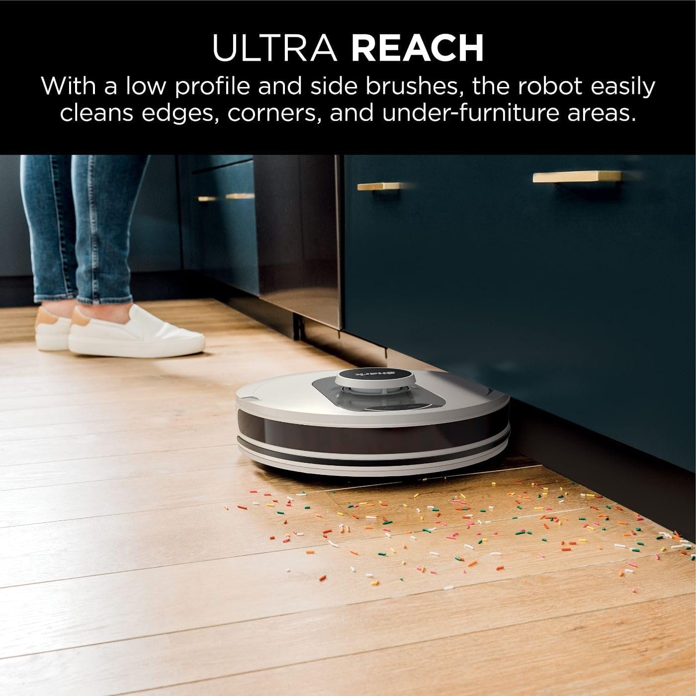 Shark AI Ultra Voice Control Robot Vacuum with Matrix Clean Navigation, Home Mapping, 60-Day Capacity, XL Self-Empty Base for Homes with Pets, Carpet & Hard Floors 10 Shark AI Ultra Voice Control Robot Vacuum with Matrix Clean Navigation, Home Mapping, 60-Day Capacity, XL Self-Empty Base for Homes with Pets, Carpet & Hard Floors - Image 10