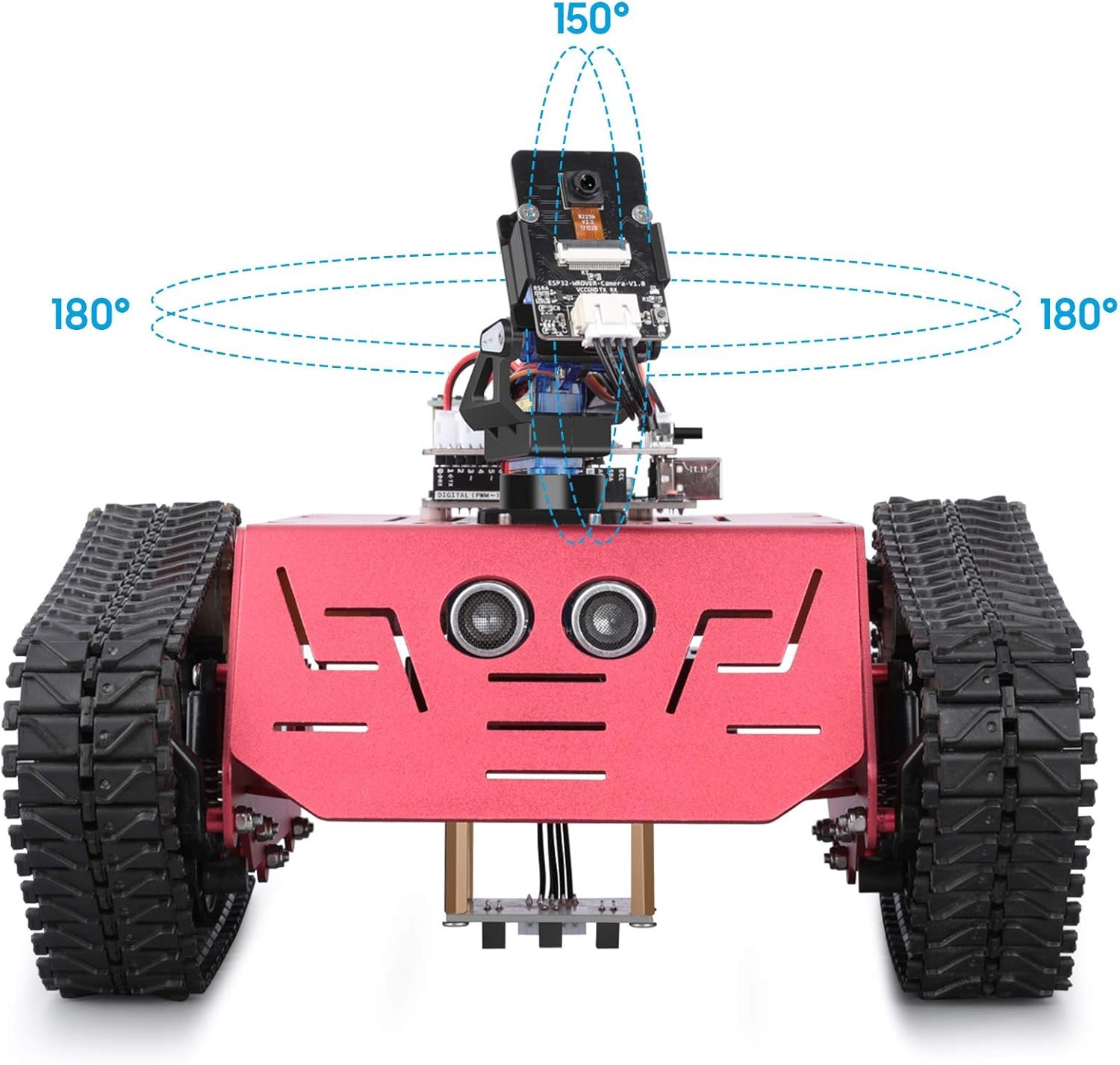 ELEGOO Conqueror Robot Tank Kit with UNO R3 for Arduino Robotics for Kids Ages 8-12 12-16 STEM Science Kits Coding Robots Toys for 8+ Year Old Boys Girls Teens Circuits Engineering Building Project 3 ELEGOO Conqueror Robot Tank Kit with UNO R3 for Arduino Robotics for Kids Ages 8-12 12-16 STEM Science Kits Coding Robots Toys for 8+ Year Old Boys Girls Teens Circuits Engineering Building Project - Image 3
