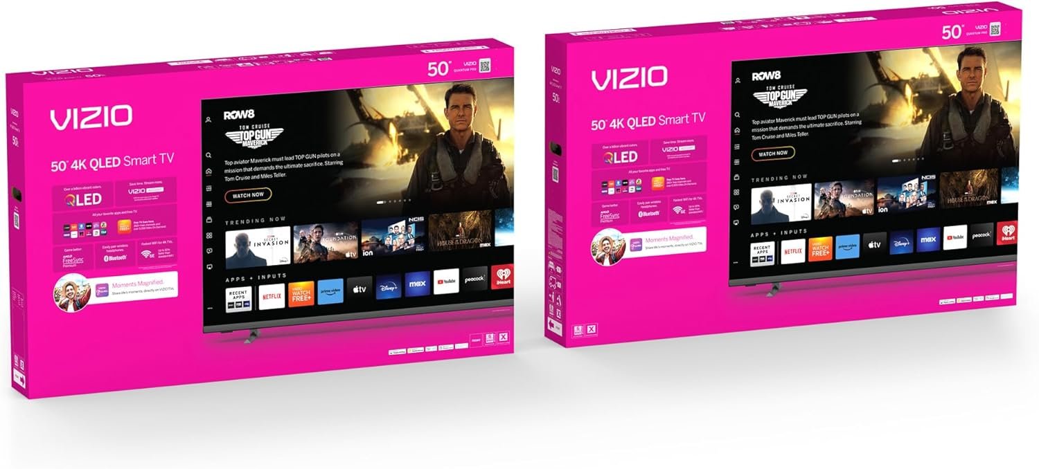 VIZIO 50-inch MQX-Series 4K 120Hz QLED HDR10+ Smart TV with Dolby Vision, Active Full Array, 240Hz @ 1080p PC Gaming, WiFi 6E, Apple AirPlay, Chromecast Built-in, M50QXM-K01, 2023 Model 18 VIZIO 50-inch MQX-Series 4K 120Hz QLED HDR10+ Smart TV with Dolby Vision, Active Full Array, 240Hz @ 1080p PC Gaming, WiFi 6E, Apple AirPlay, Chromecast Built-in, M50QXM-K01, 2023 Model - Image 18