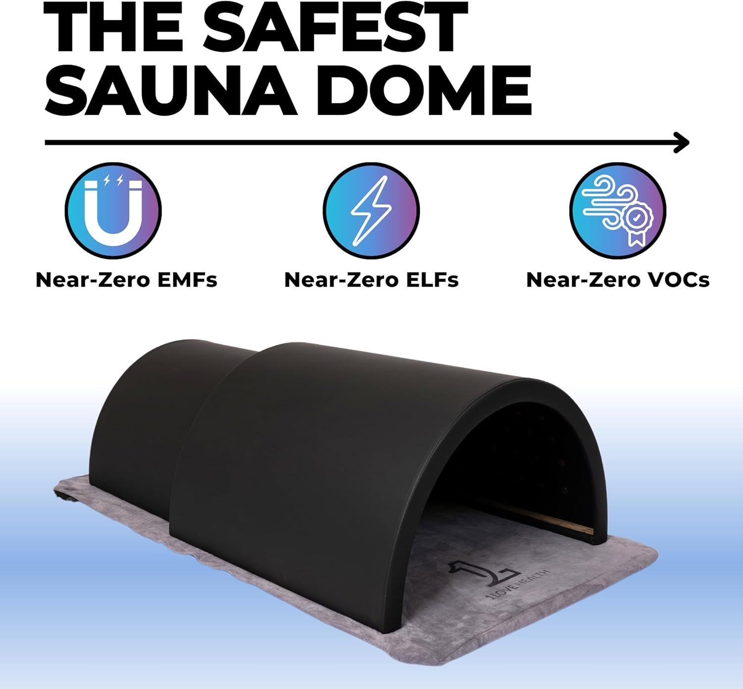 1Love Luxor Pro XL Far Infrared Sauna Dome | 0 EMFs, ELFs & VOCs | 10 Minute Preheat | 1200W/110V Power | Personal Sauna | 1 Person Sauna | Portable Dry Sauna | Home Sauna | Therapeutic Stones 3 1Love Luxor Pro XL Far Infrared Sauna Dome | 0 EMFs, ELFs & VOCs | 10 Minute Preheat | 1200W/110V Power | Personal Sauna | 1 Person Sauna | Portable Dry Sauna | Home Sauna | Therapeutic Stones - Image 3
