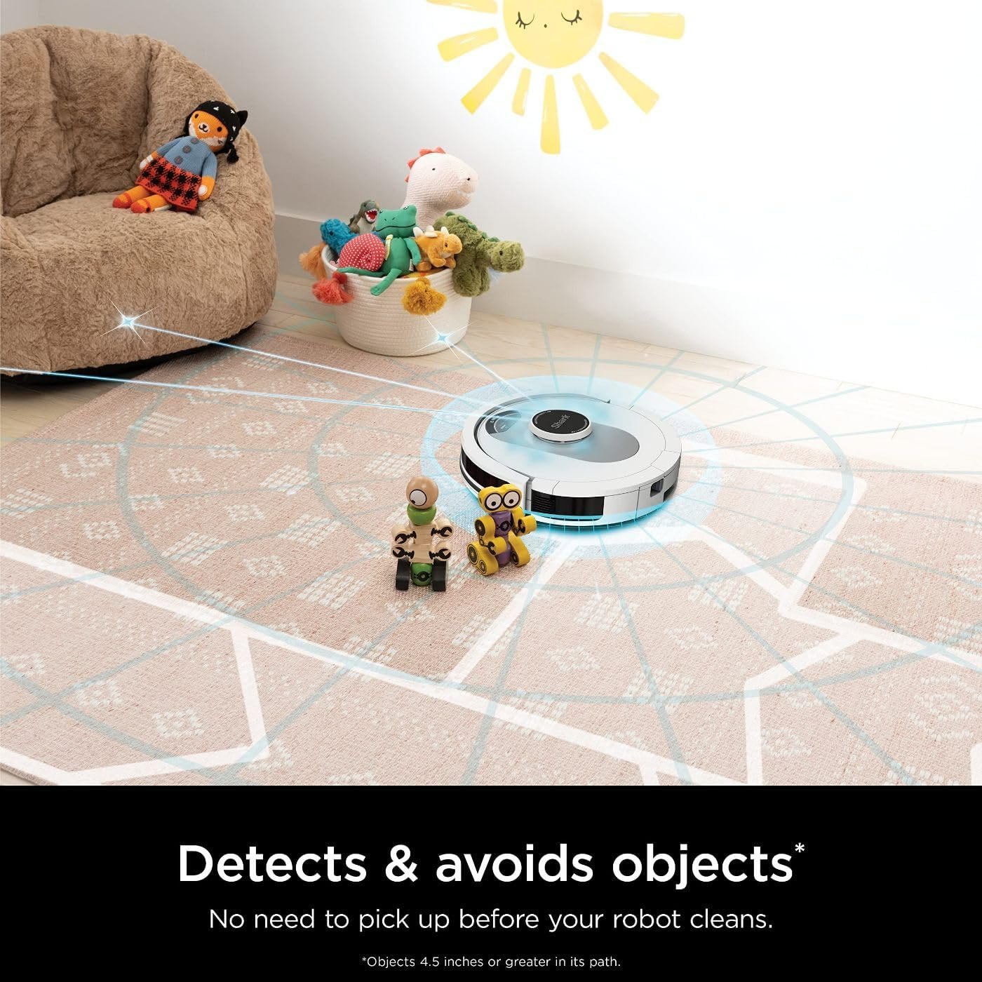 Shark AI Ultra Voice Control Robot Vacuum with Matrix Clean Navigation, Home Mapping, 60-Day Capacity, XL Self-Empty Base for Homes with Pets, Carpet & Hard Floors 6 Shark AI Ultra Voice Control Robot Vacuum with Matrix Clean Navigation, Home Mapping, 60-Day Capacity, XL Self-Empty Base for Homes with Pets, Carpet & Hard Floors - Image 6