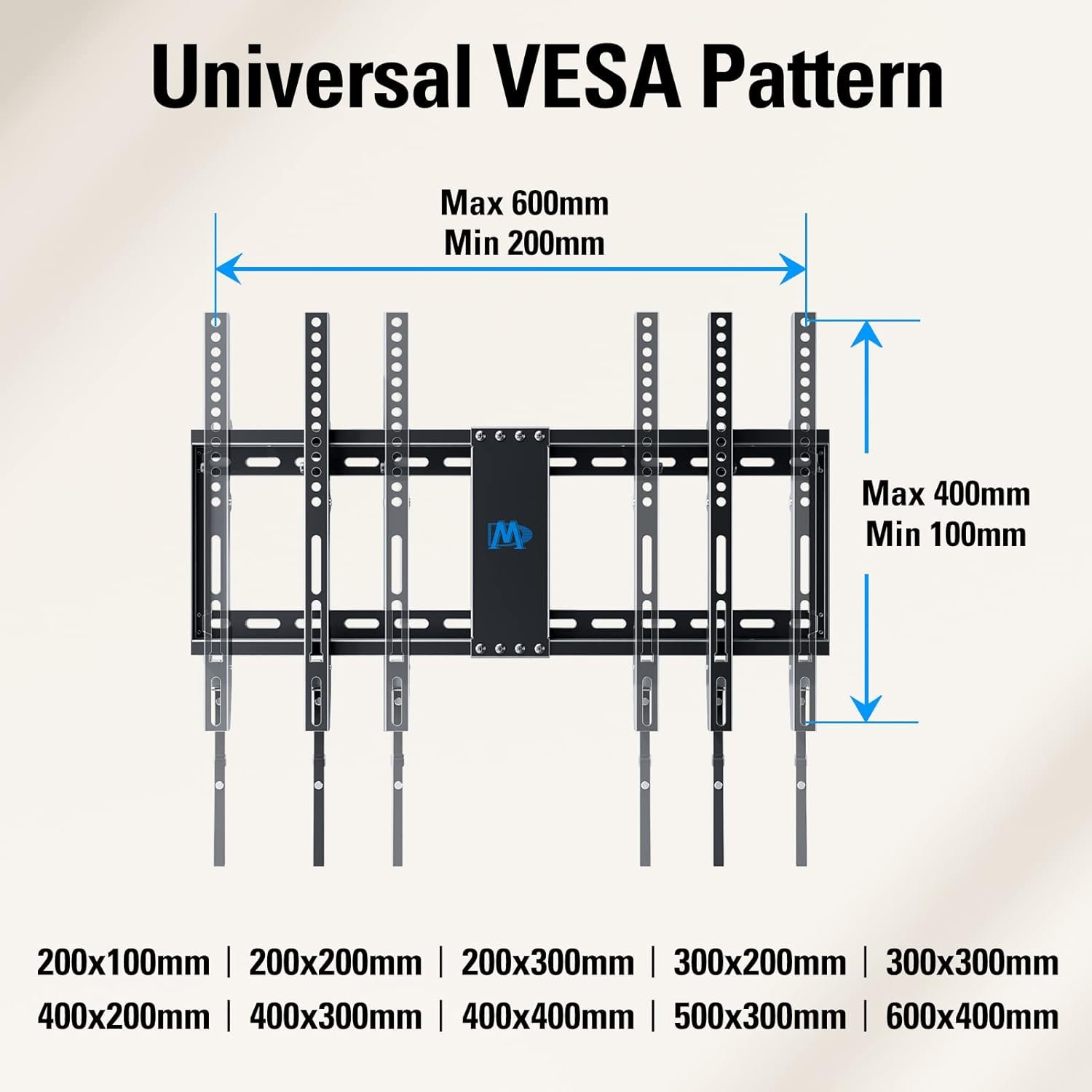 Mounting Dream UL Listed TV Mount for Most 37-75 Inch TV, Universal Tilt TV Wall Mount Fit 16", 18", 24" Stud with Loading Capacity 132lbs, Max Vesa 600 x 400mm, Low Profile Flat Wall Mount Bracket 6 Mounting Dream UL Listed TV Mount for Most 37-75 Inch TV, Universal Tilt TV Wall Mount Fit 16", 18", 24" Stud with Loading Capacity 132lbs, Max Vesa 600 x 400mm, Low Profile Flat Wall Mount Bracket - Image 6