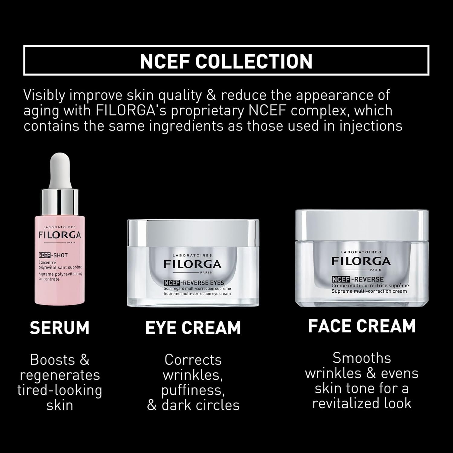 Filorga NCEF-Shot Anti-Aging Serum, Concentrated Wrinkle Reducing Treatment for Radiant & Firm Skin in 10 Days 8 Filorga NCEF-Shot Anti-Aging Serum, Concentrated Wrinkle Reducing Treatment for Radiant & Firm Skin in 10 Days - Image 8