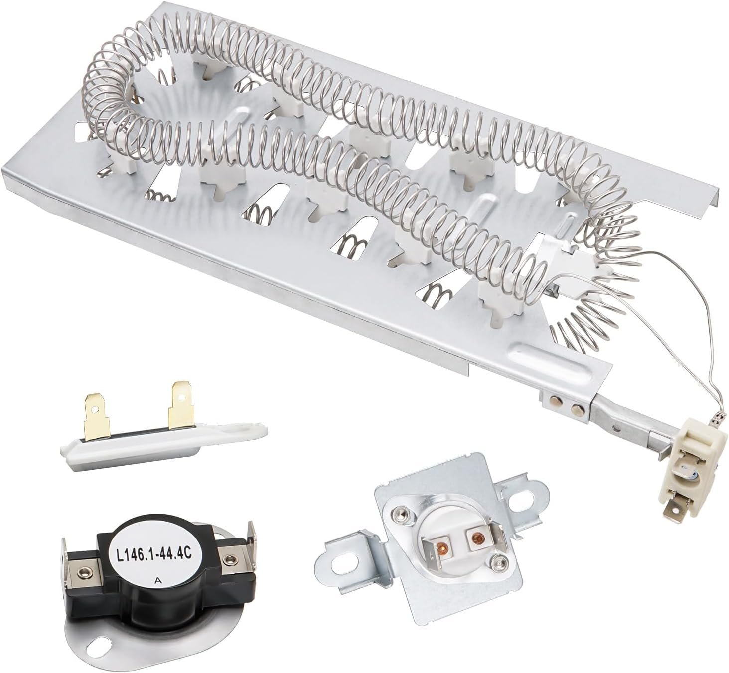 Dryer Heating Element Kit by SupHomie - Compatible with Whirlpool WED5100HC0 WED5100HC1 WED5100HC2 WED5100HC3 WED5100HW0 WED5100HW1 WED5100HW2 WED5100HW3