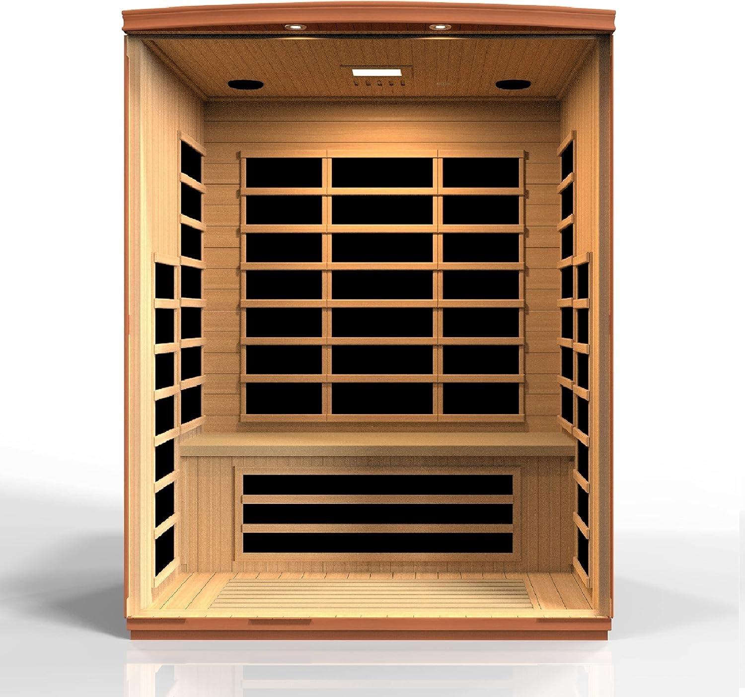 Dynamic Lugano 3-Person Low EMF (Under 8MG) FAR Infrared Sauna (Canadian Hemlock) 4 Dynamic Lugano 3-Person Low EMF (Under 8MG) FAR Infrared Sauna (Canadian Hemlock) - Image 4
