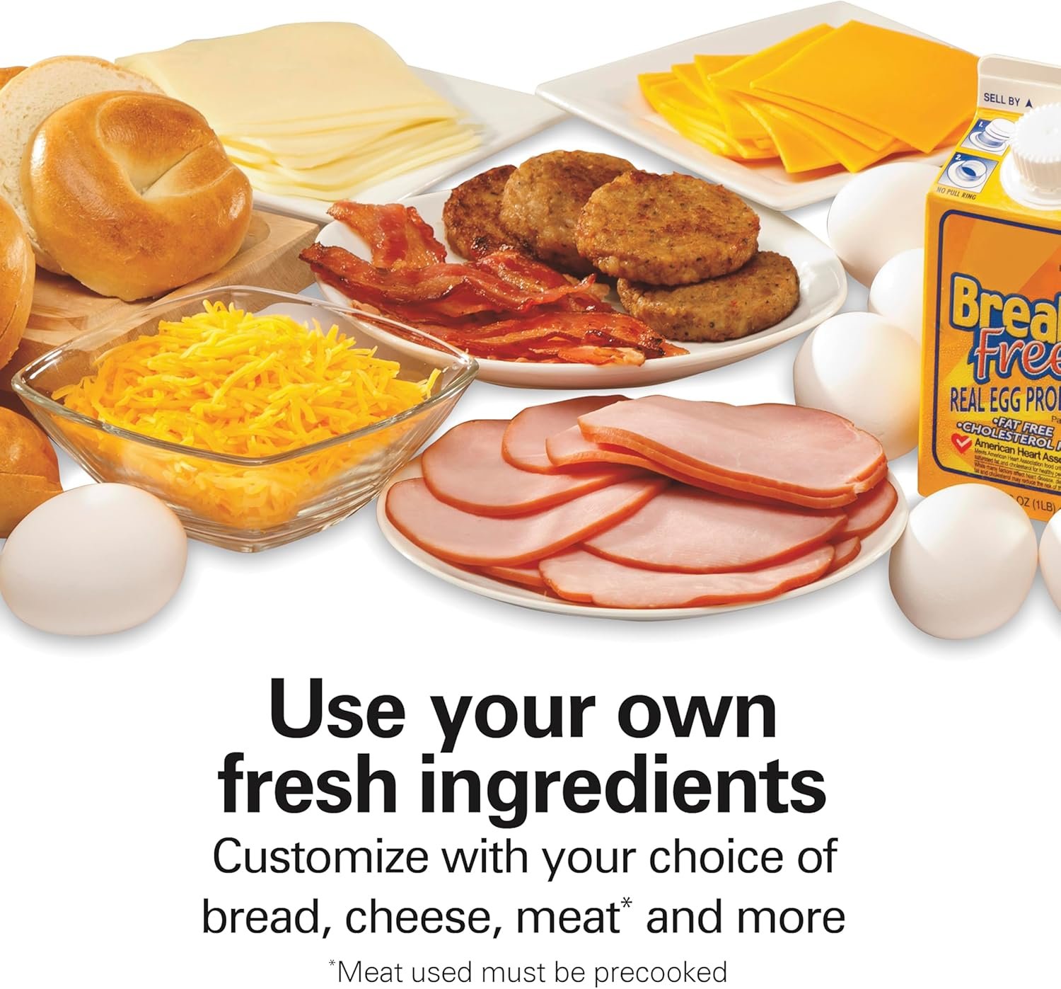 Hamilton Beach Dual Breakfast Sandwich Maker with Timer, Silver (25490A) 5 Hamilton Beach Dual Breakfast Sandwich Maker with Timer, Silver (25490A) - Image 5
