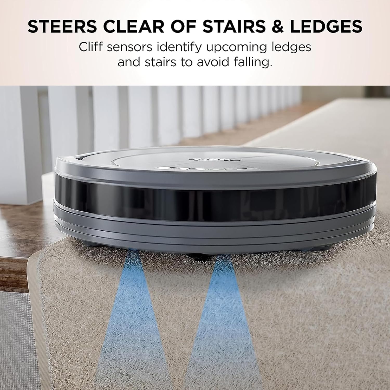 Shark AV753 ION Robot Vacuum, Tri-Brush System, Wifi Connected, 120 Min Runtime, Works with Alexa, Multi Surface Cleaning, Grey 6 Shark AV753 ION Robot Vacuum, Tri-Brush System, Wifi Connected, 120 Min Runtime, Works with Alexa, Multi Surface Cleaning, Grey - Image 6